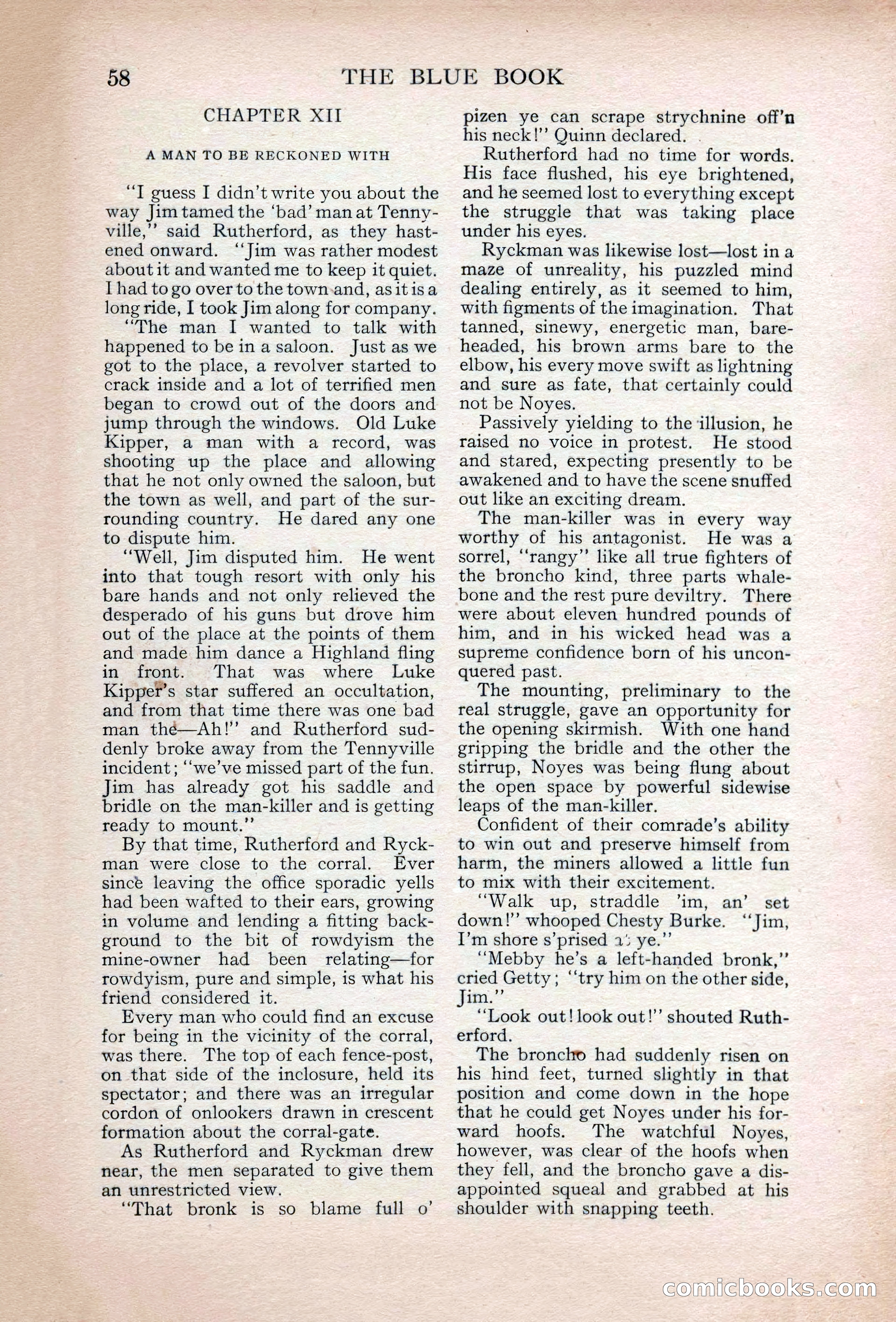 The Blue Book Magazine, May 1907 — page 62 of 242