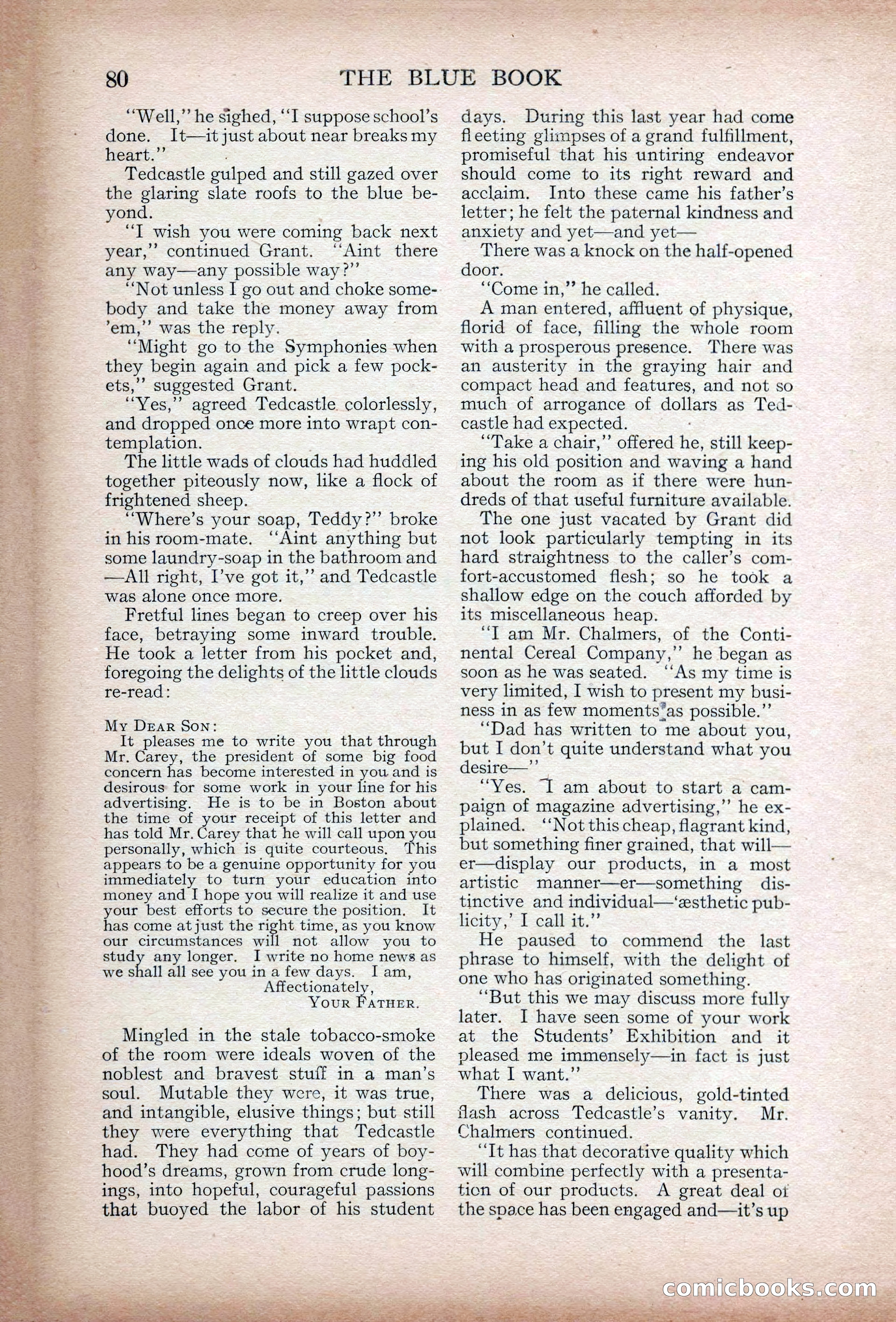 The Blue Book Magazine, May 1907 — page 84 of 242