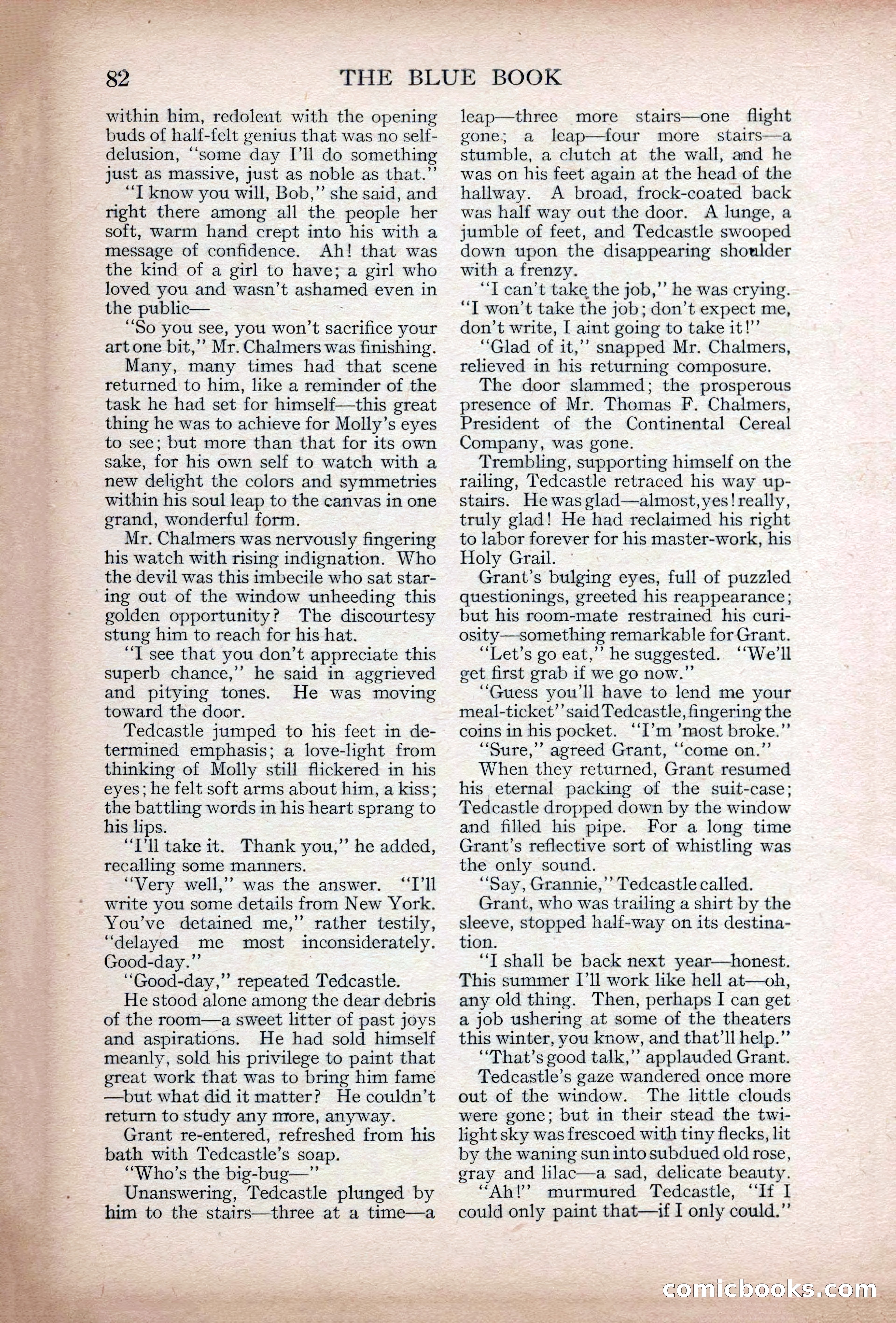 The Blue Book Magazine, May 1907 — page 86 of 242