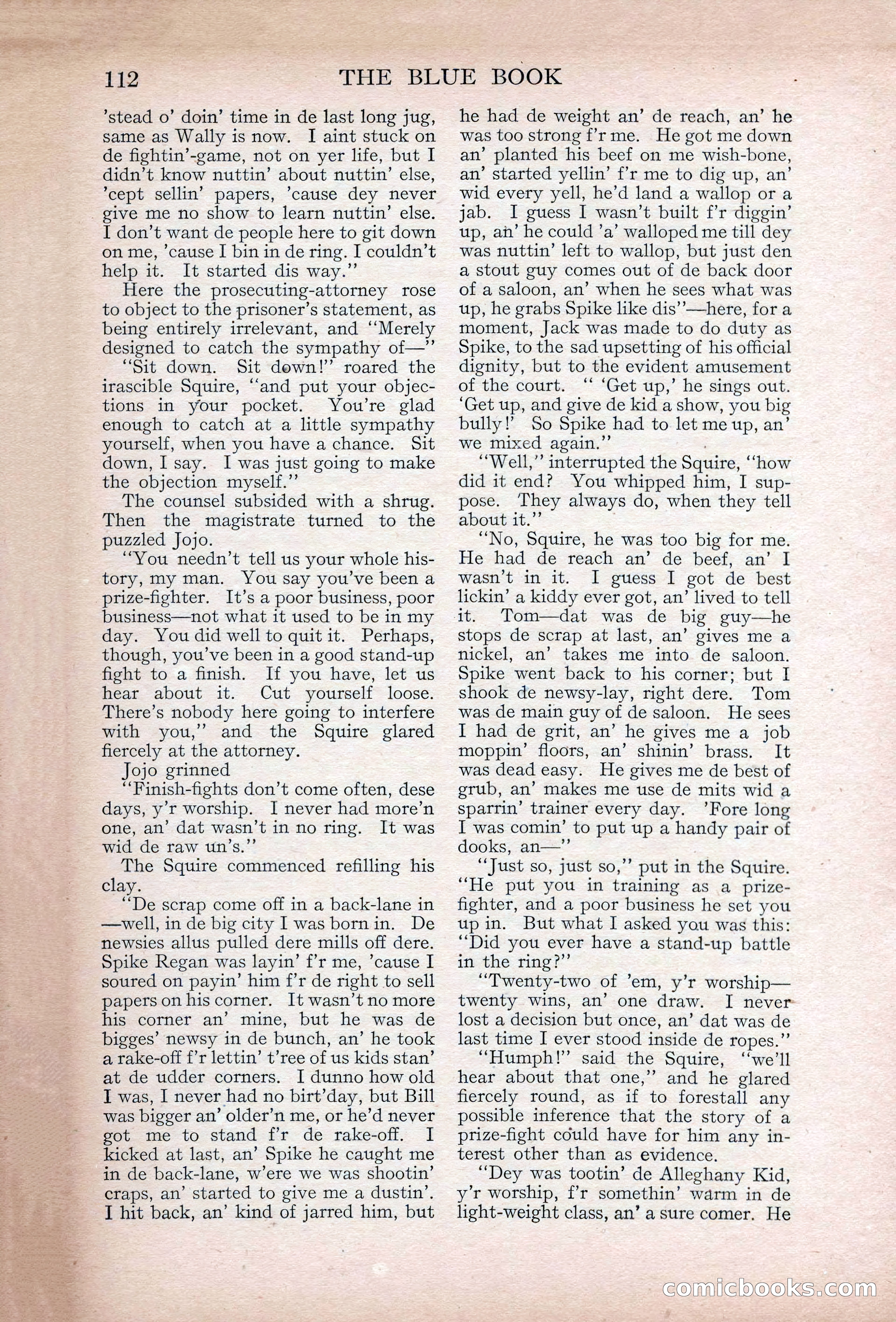 The Blue Book Magazine, May 1907 — page 116 of 242