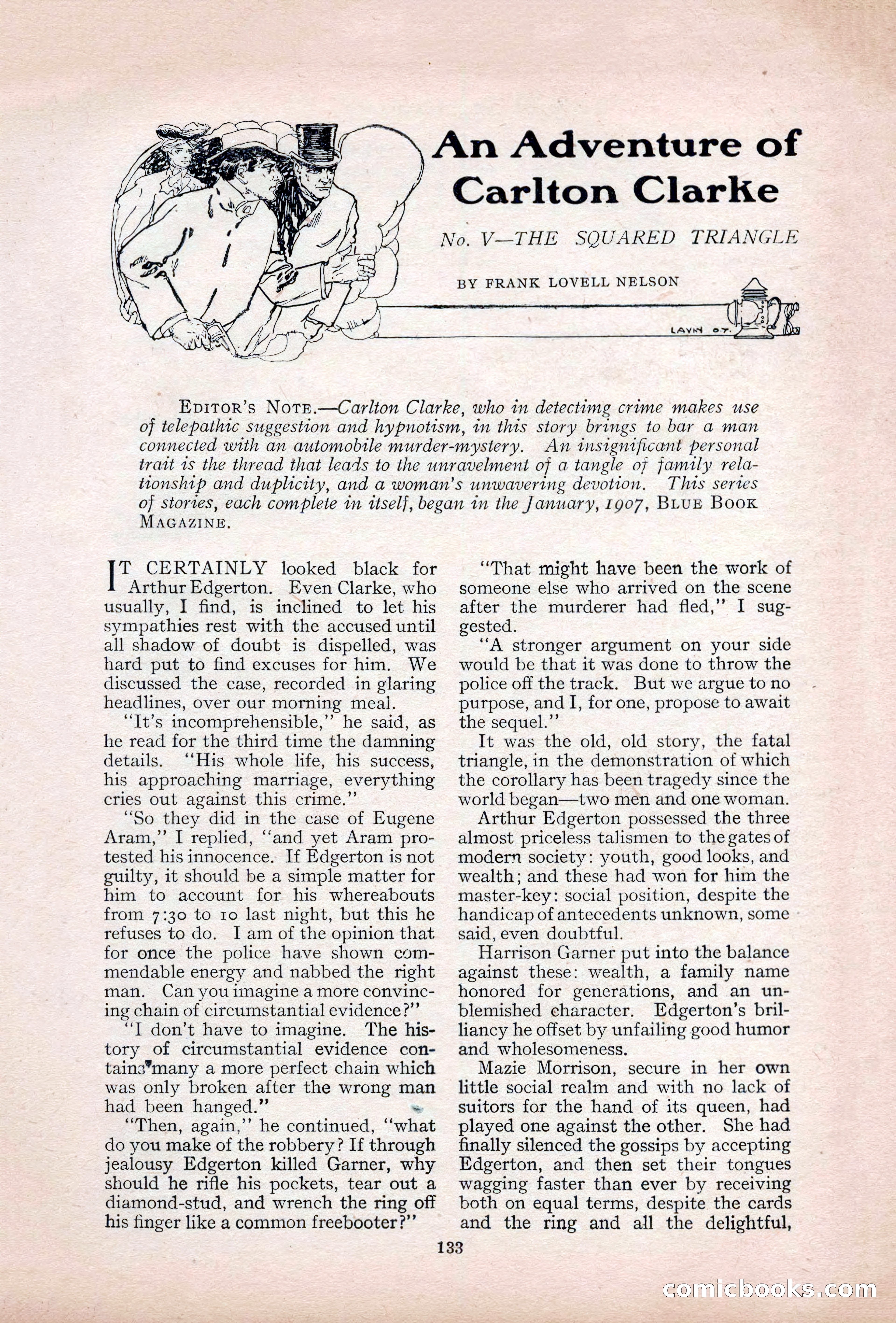 The Blue Book Magazine, May 1907 — page 137 of 242