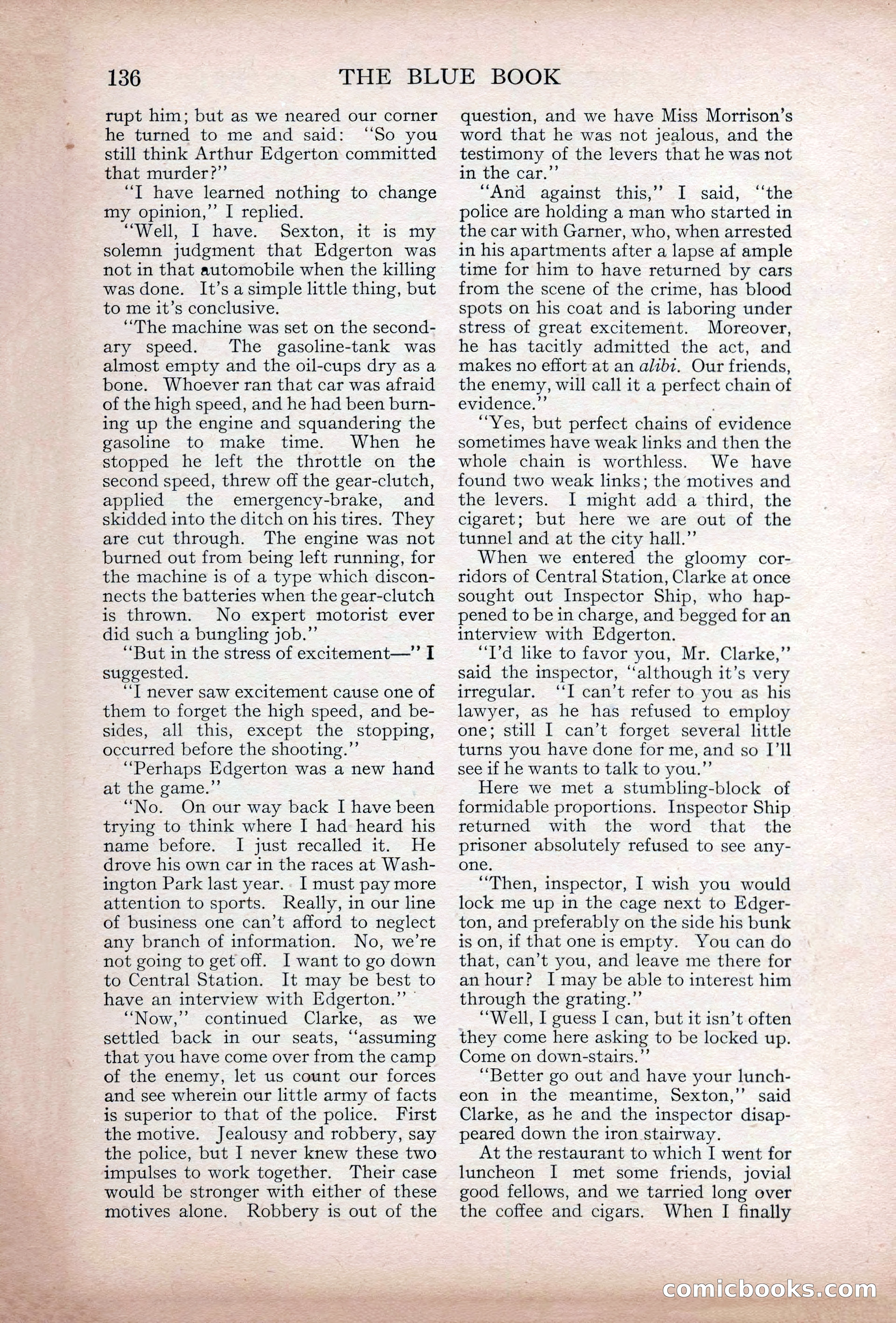 The Blue Book Magazine, May 1907 — page 140 of 242