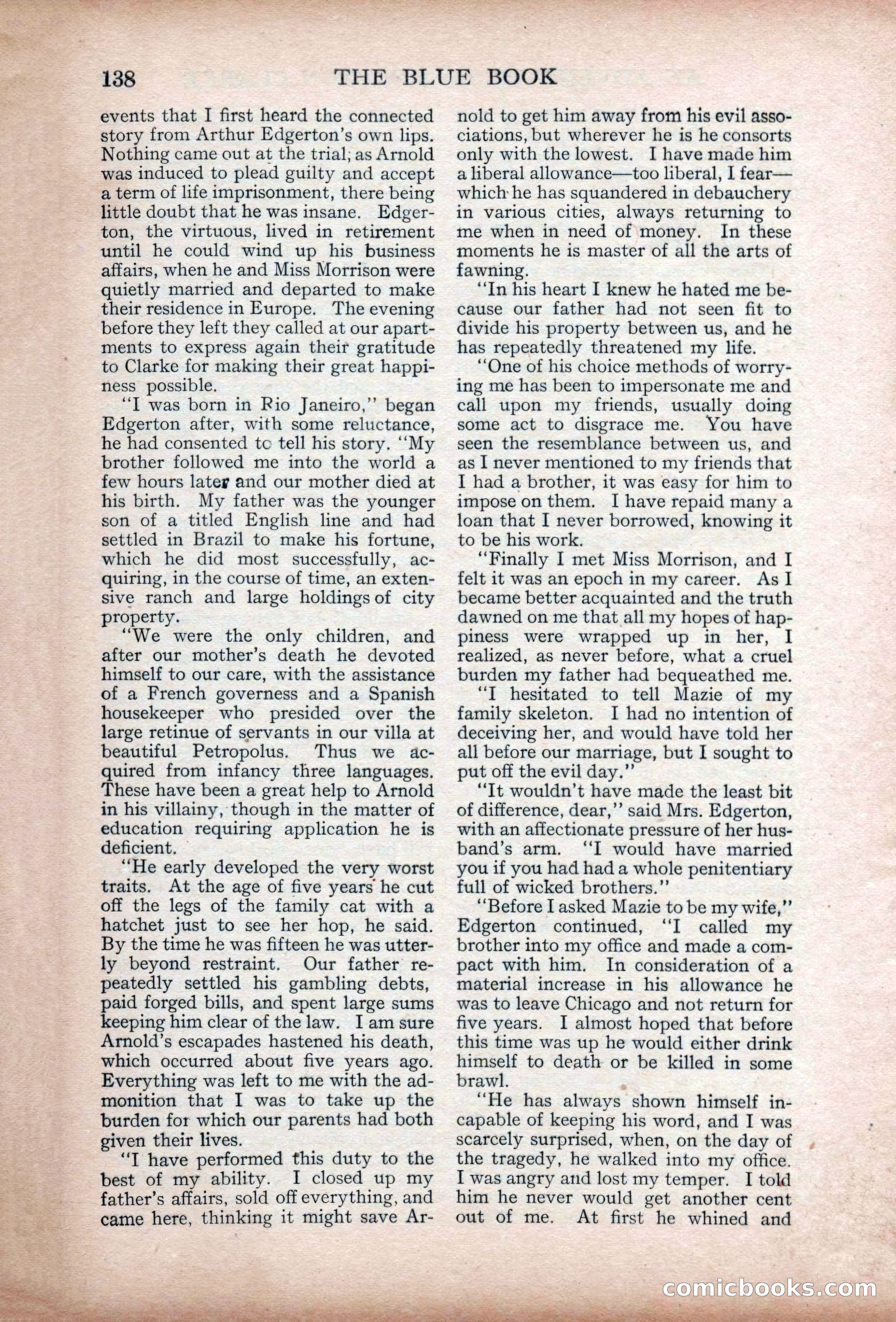 The Blue Book Magazine, May 1907 — page 142 of 242