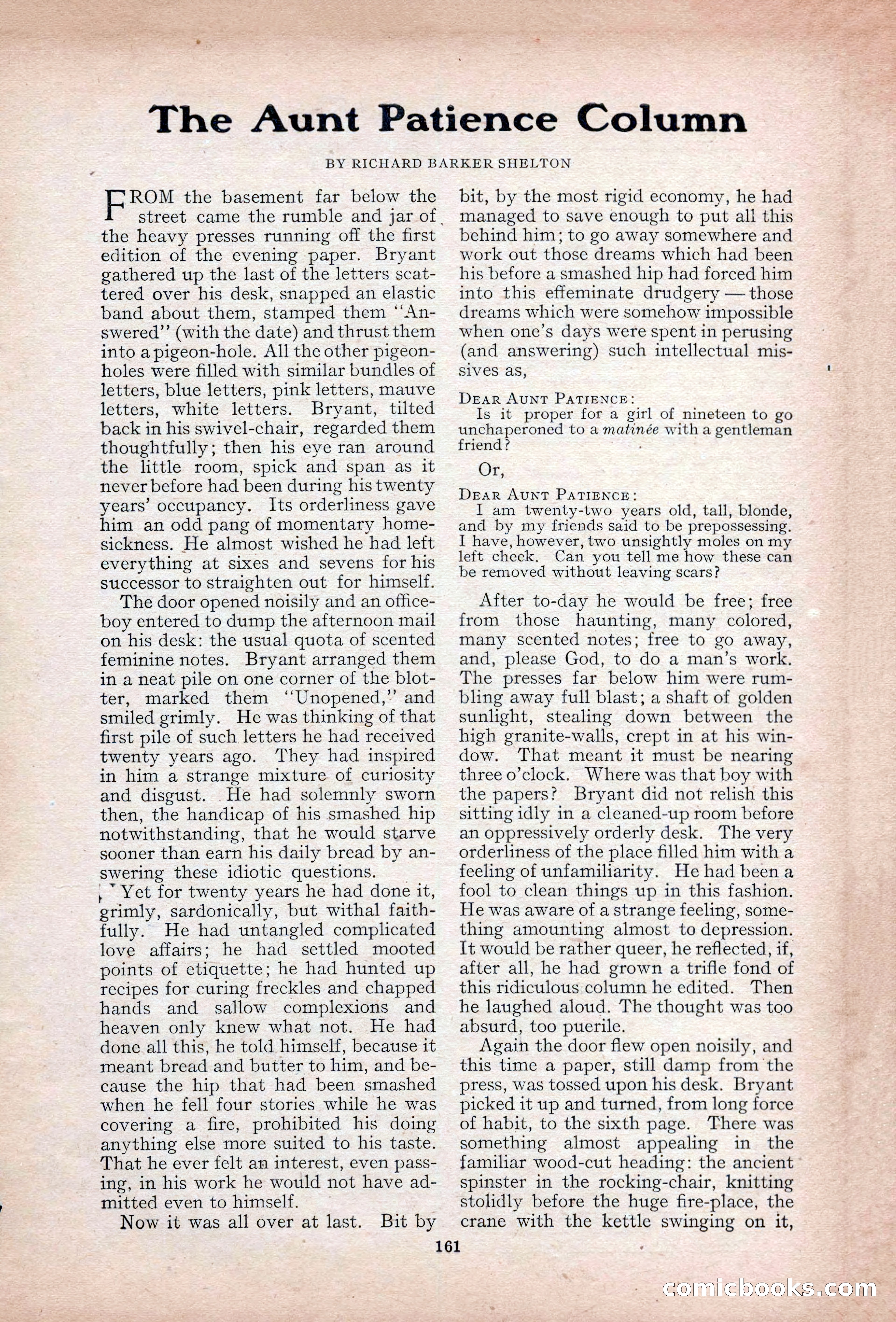 The Blue Book Magazine, May 1907 — page 165 of 242