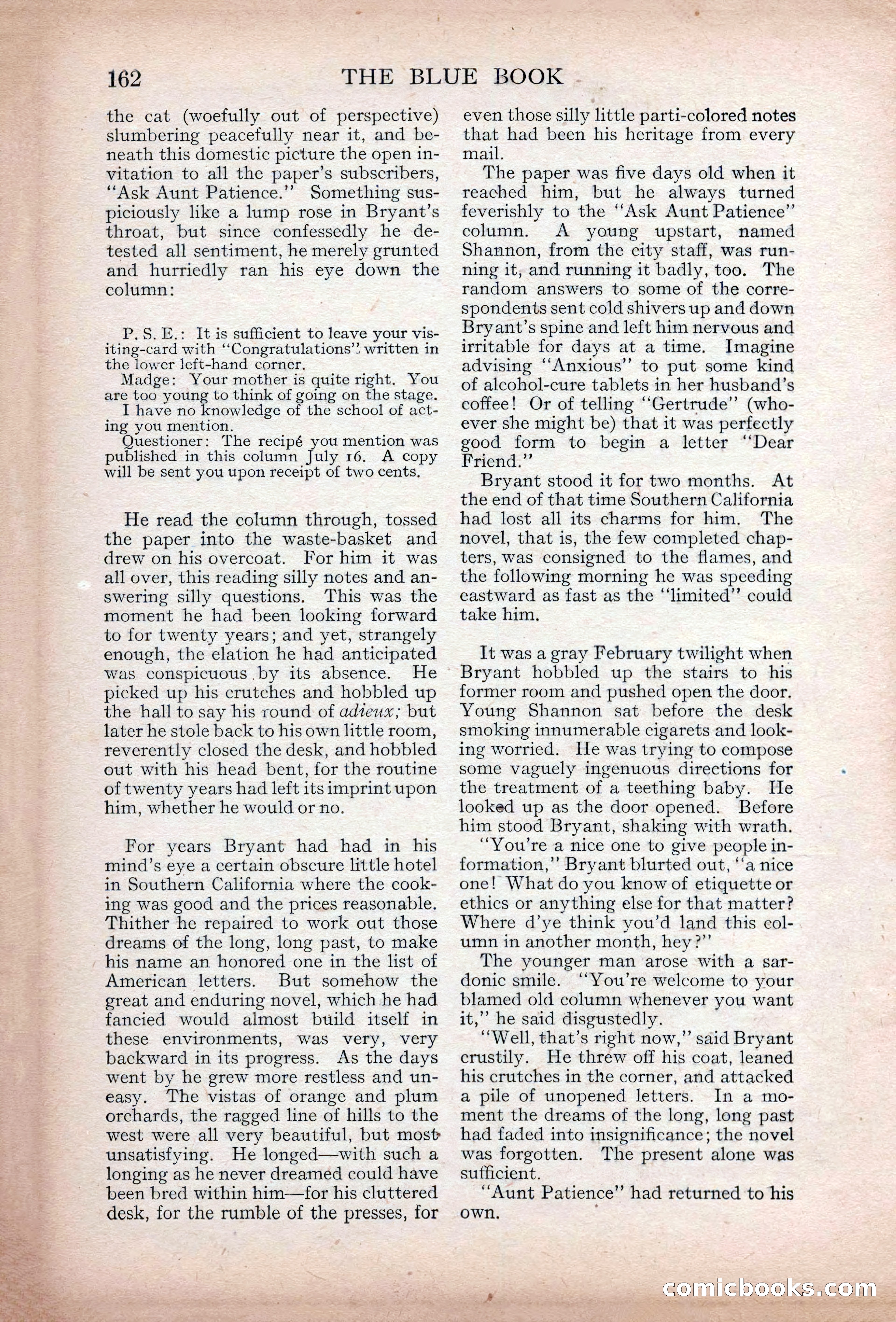 The Blue Book Magazine, May 1907 — page 166 of 242