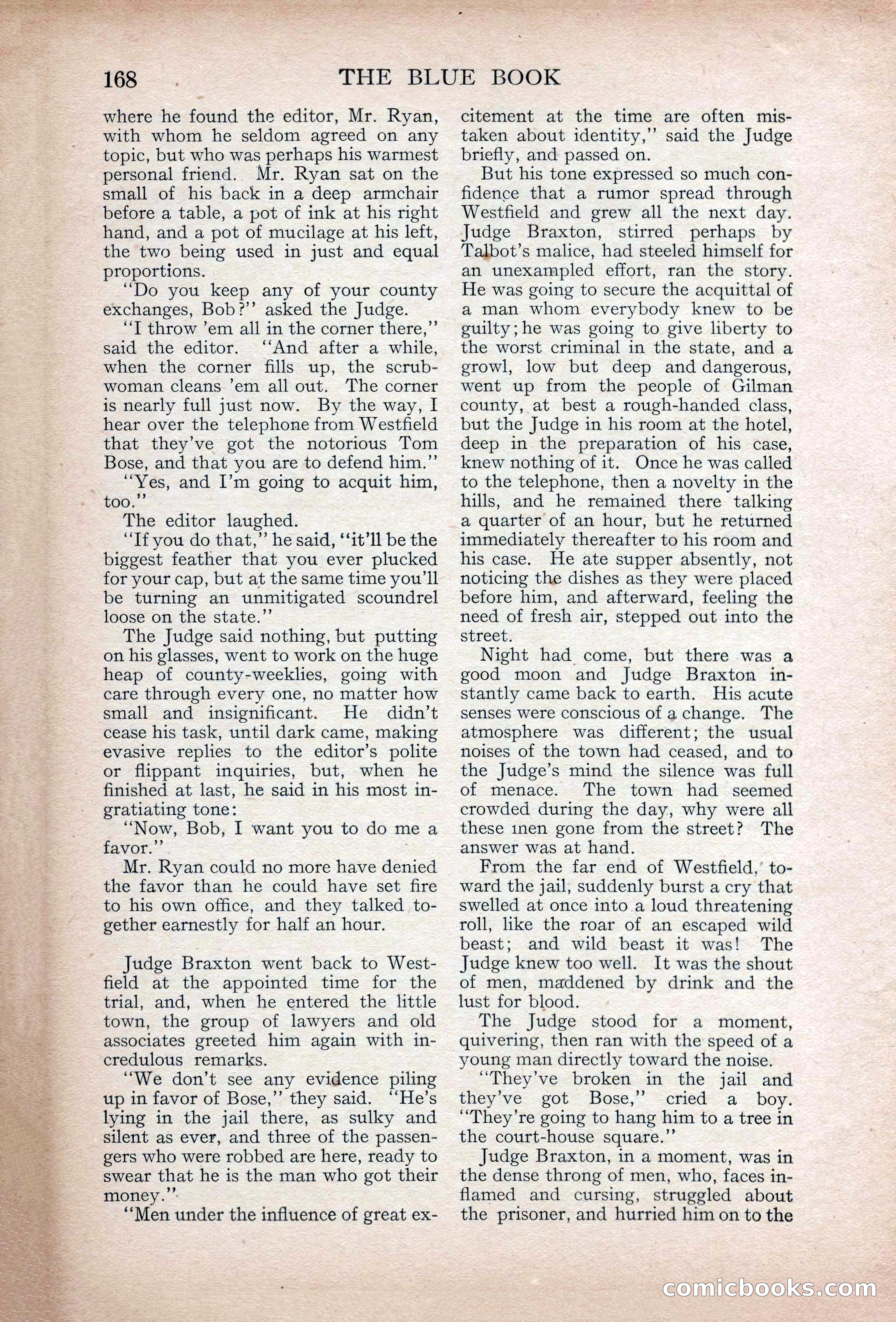 The Blue Book Magazine, May 1907 — page 172 of 242