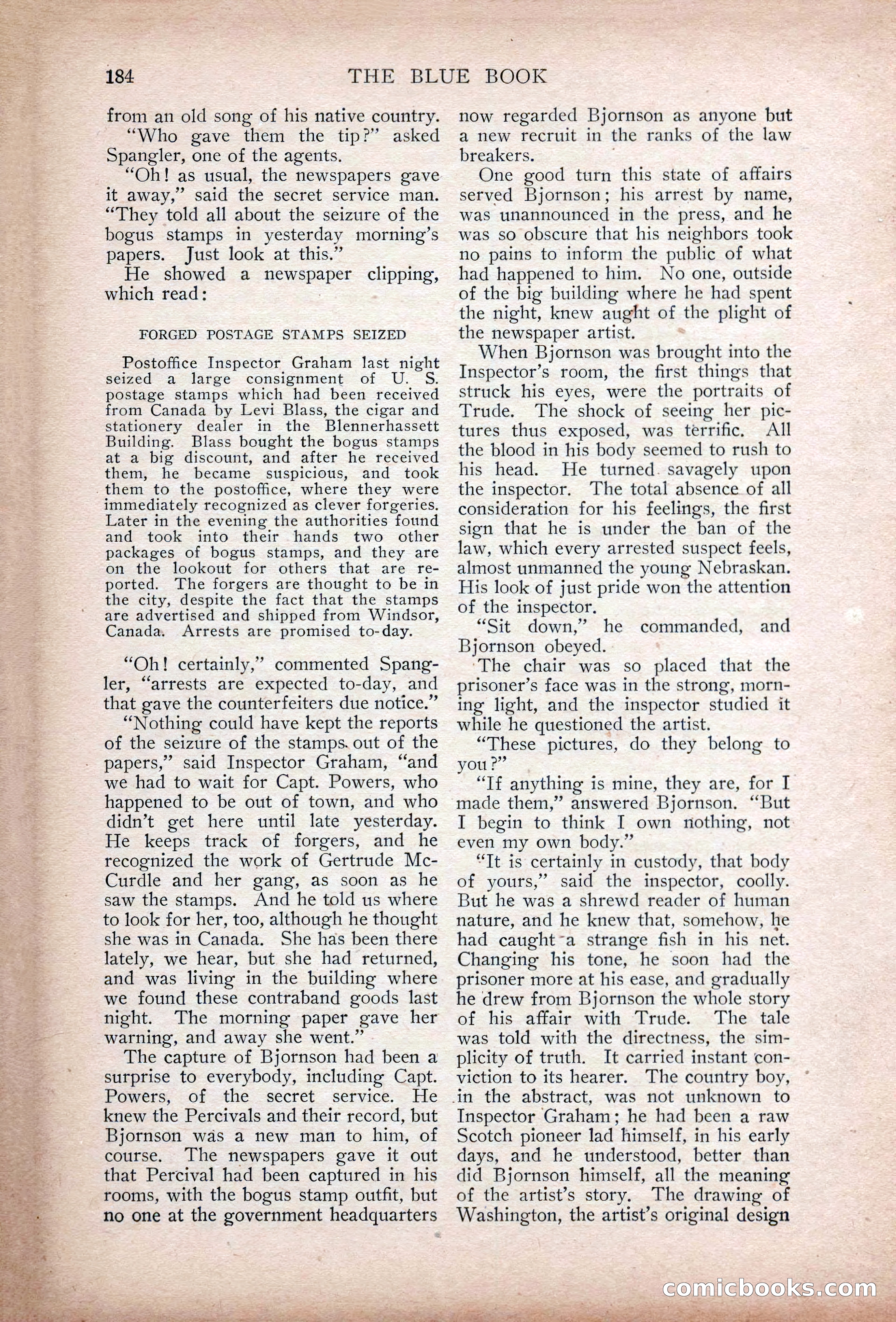 The Blue Book Magazine, May 1907 — page 188 of 242