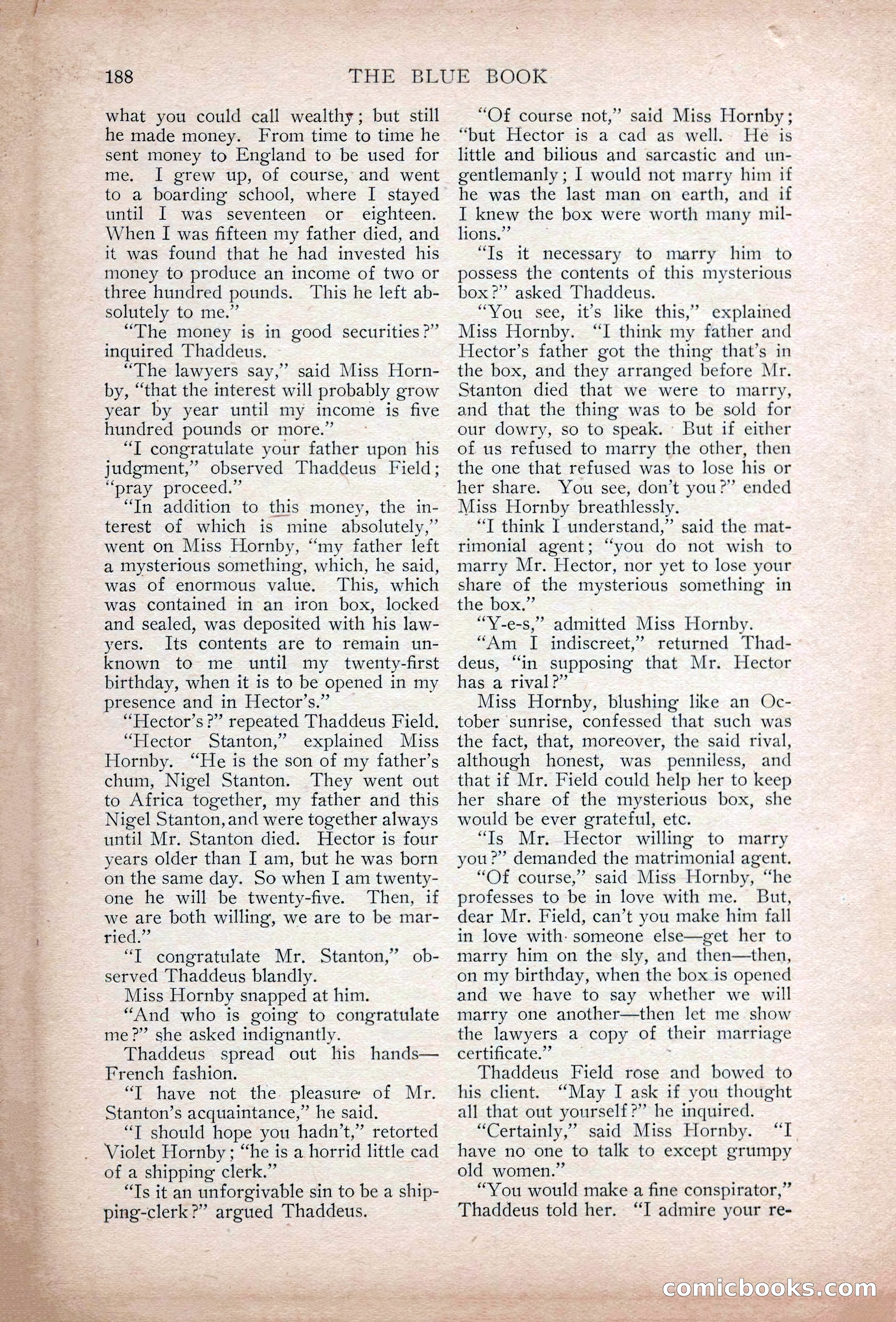 The Blue Book Magazine, May 1907 — page 192 of 242