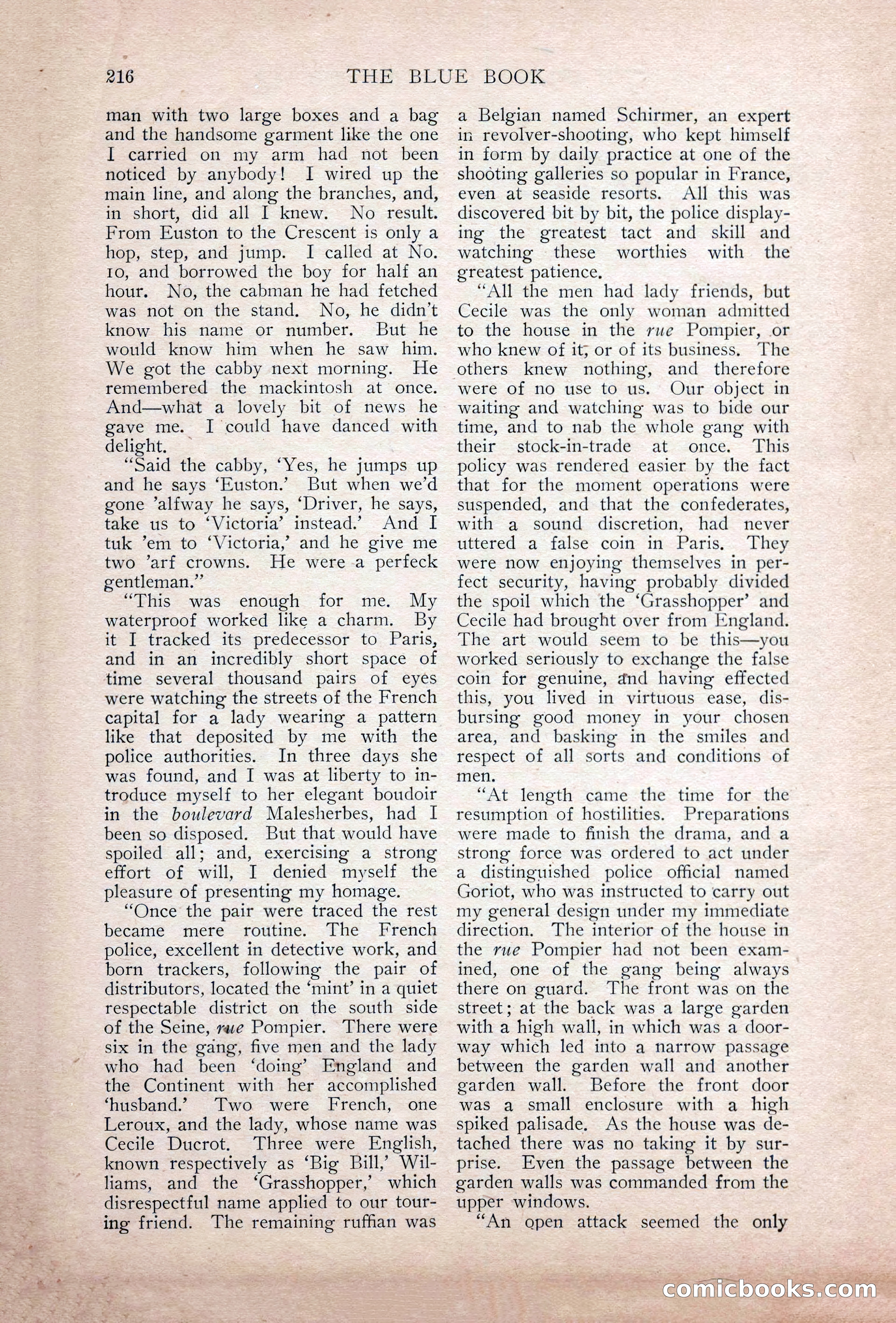 The Blue Book Magazine, May 1907 — page 220 of 242