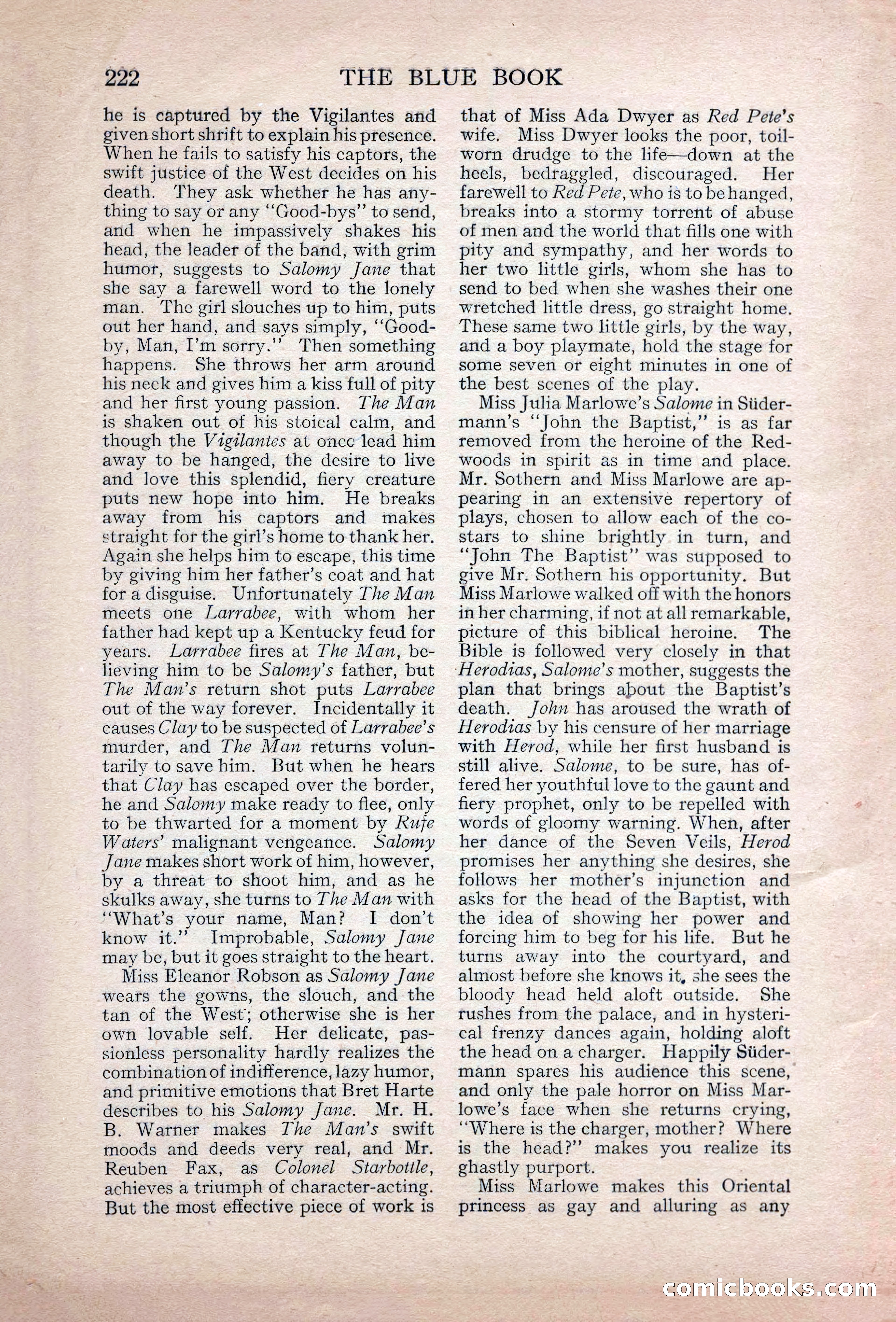 The Blue Book Magazine, May 1907 — page 226 of 242