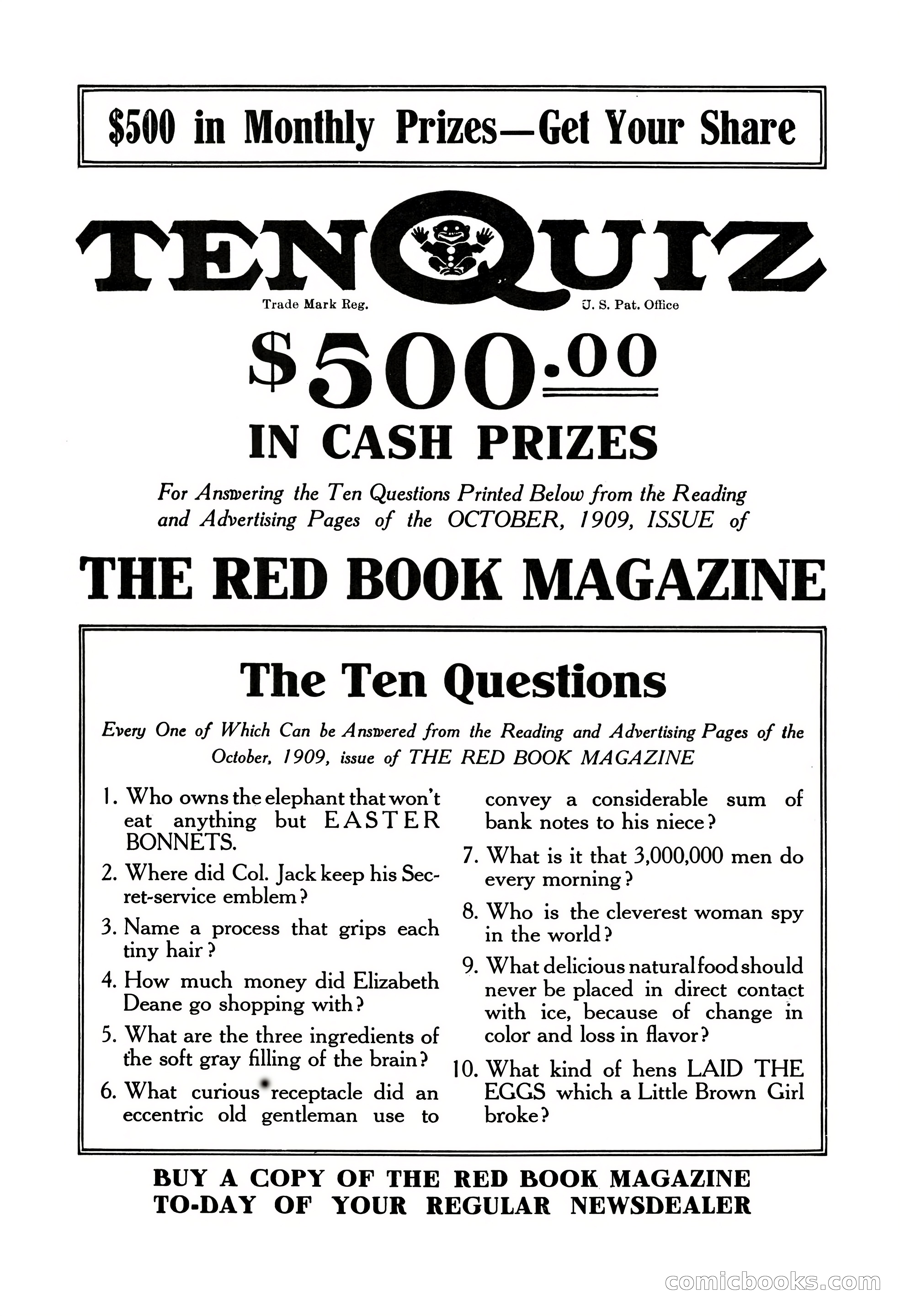 The Blue Book Magazine, November 1909 — page 4 of 254