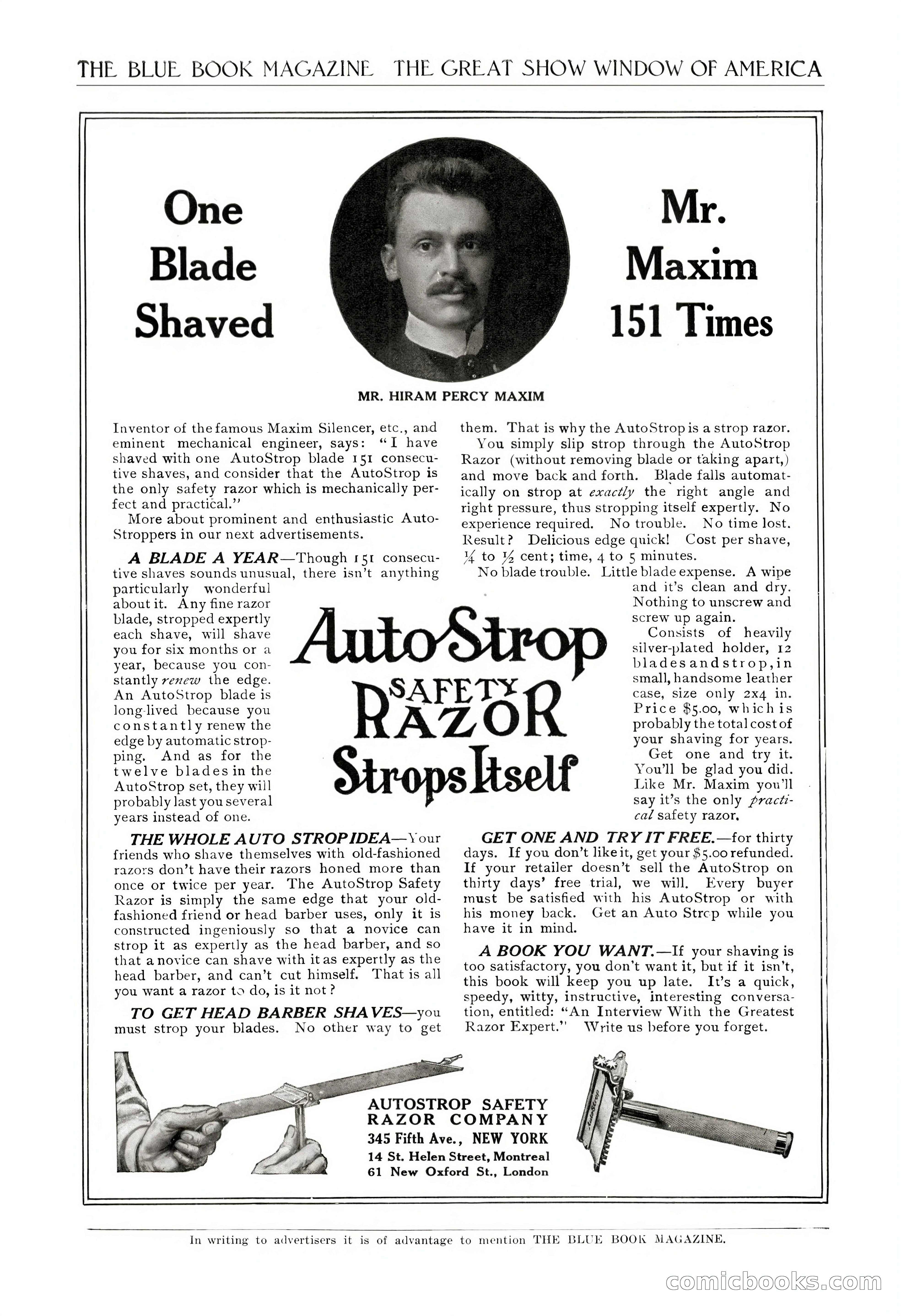 The Blue Book Magazine, November 1909 — page 6 of 254