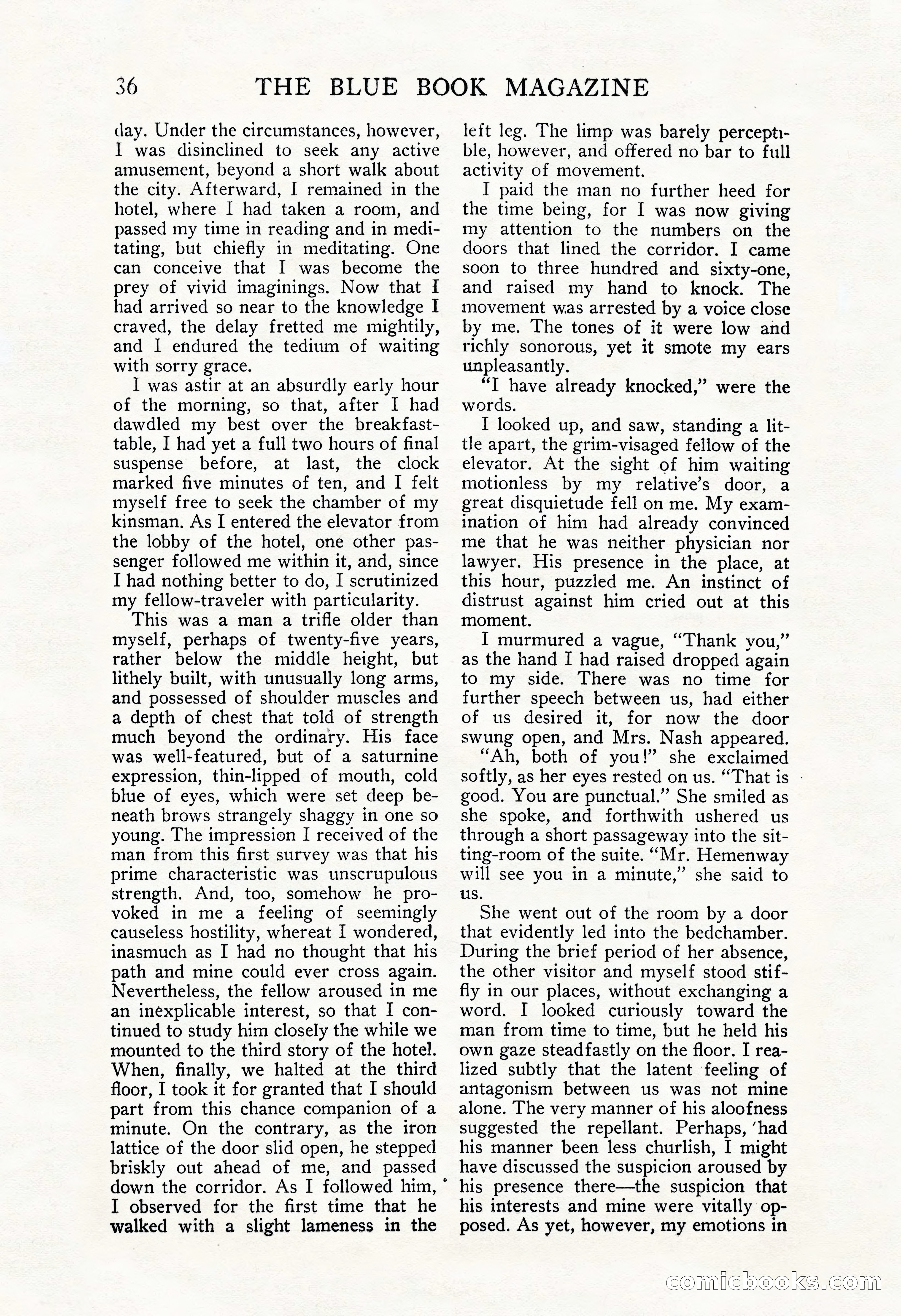 The Blue Book Magazine, November 1909 — page 40 of 254