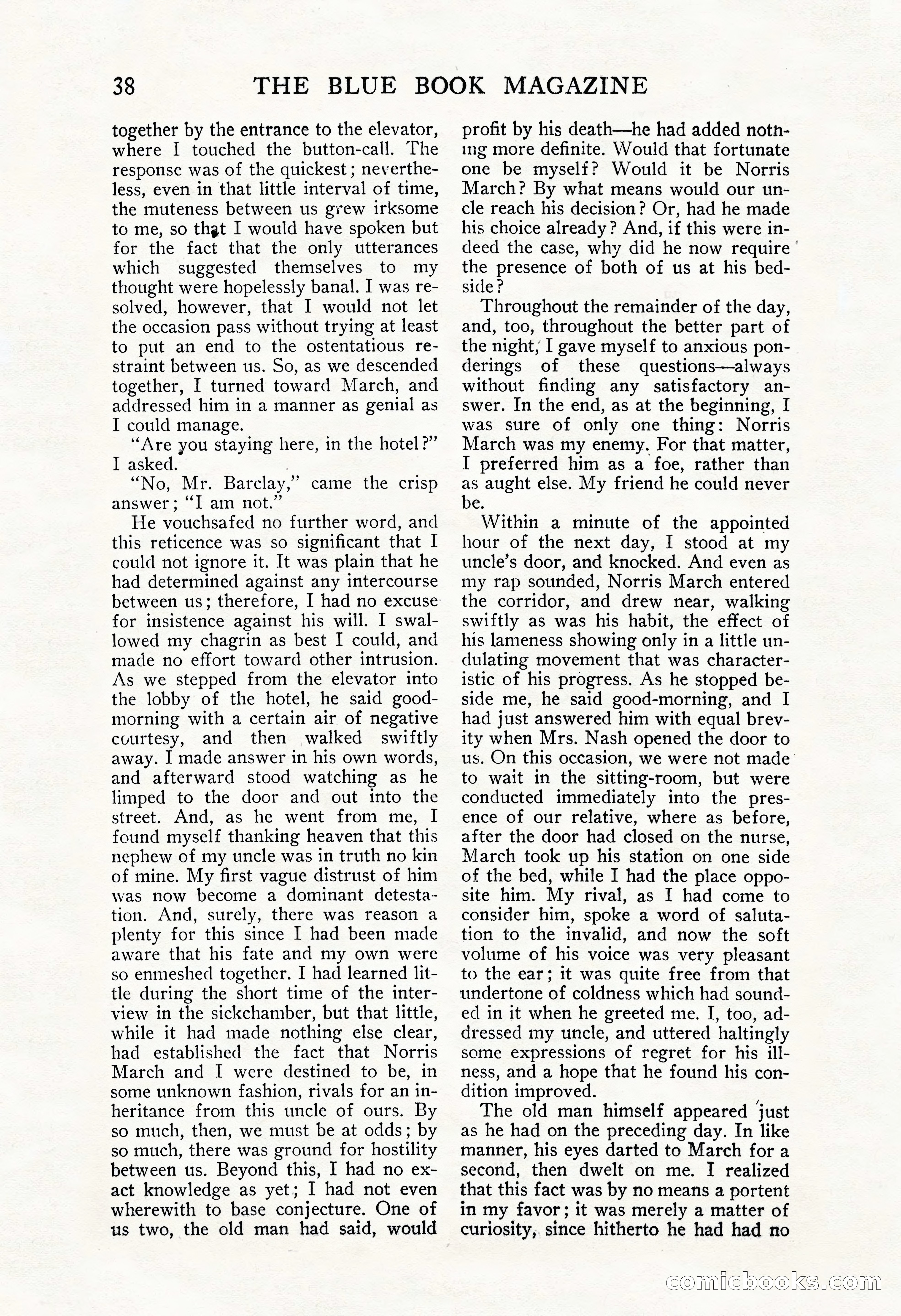 The Blue Book Magazine, November 1909 — page 42 of 254