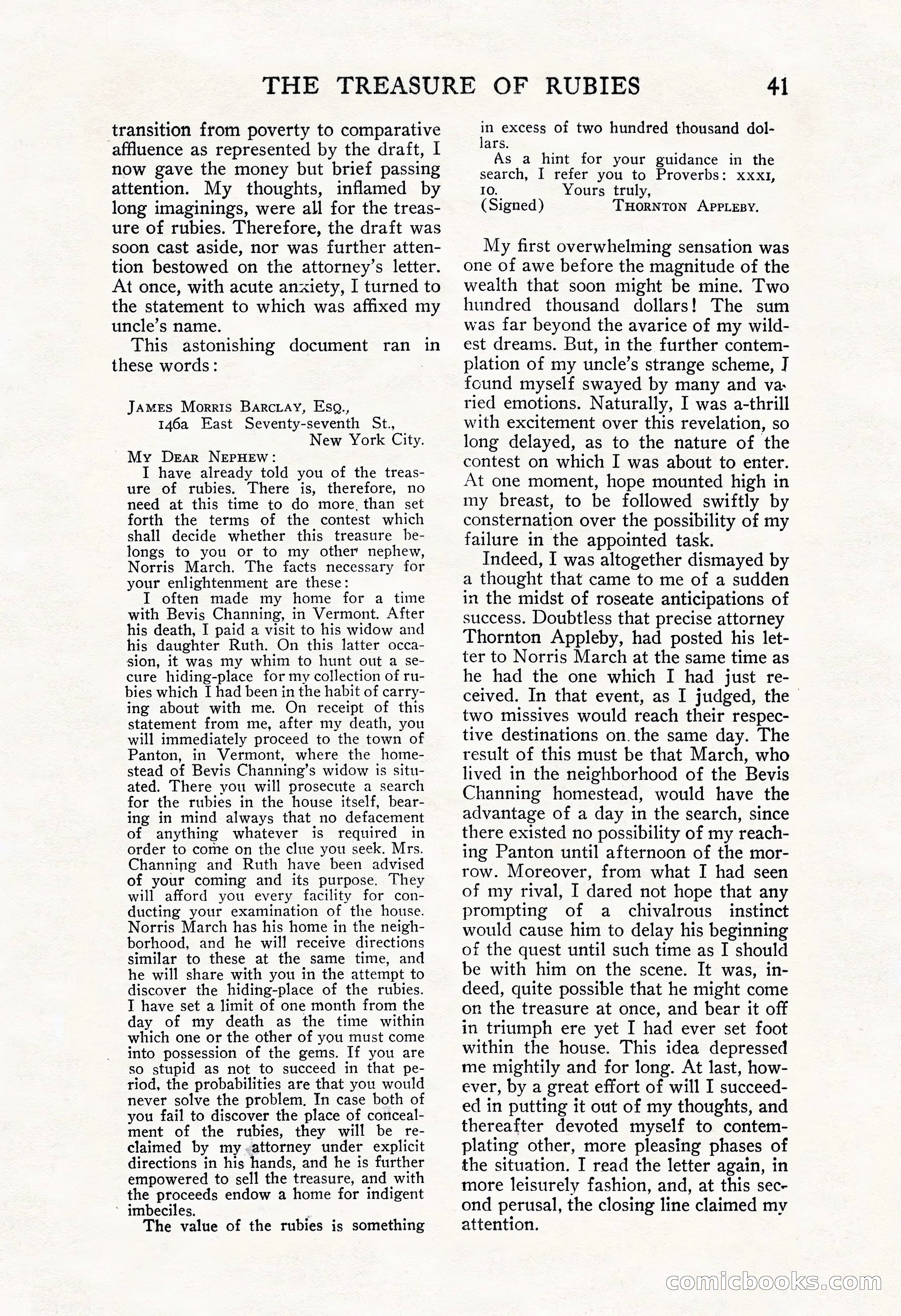 The Blue Book Magazine, November 1909 — page 45 of 254