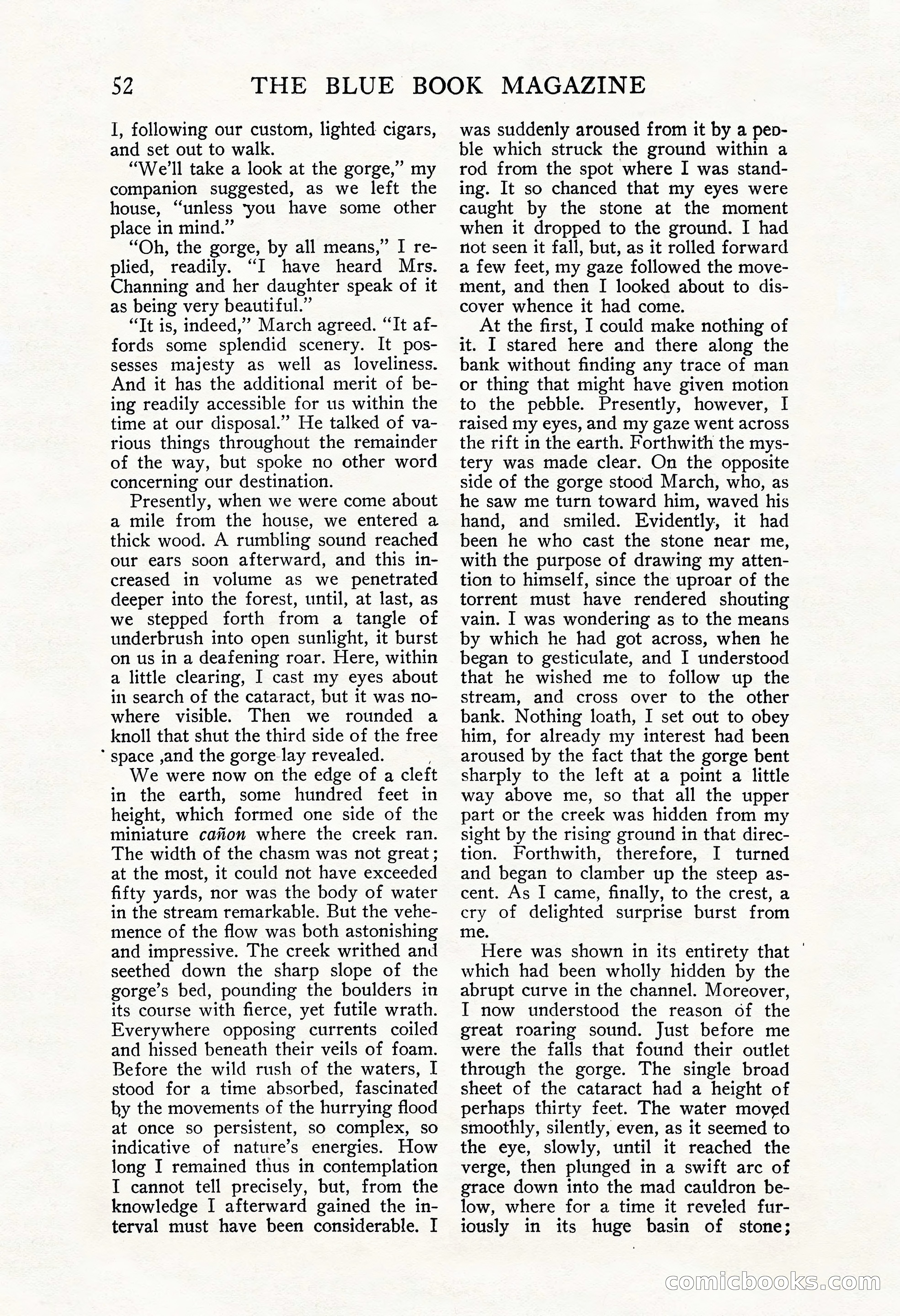 The Blue Book Magazine, November 1909 — page 56 of 254