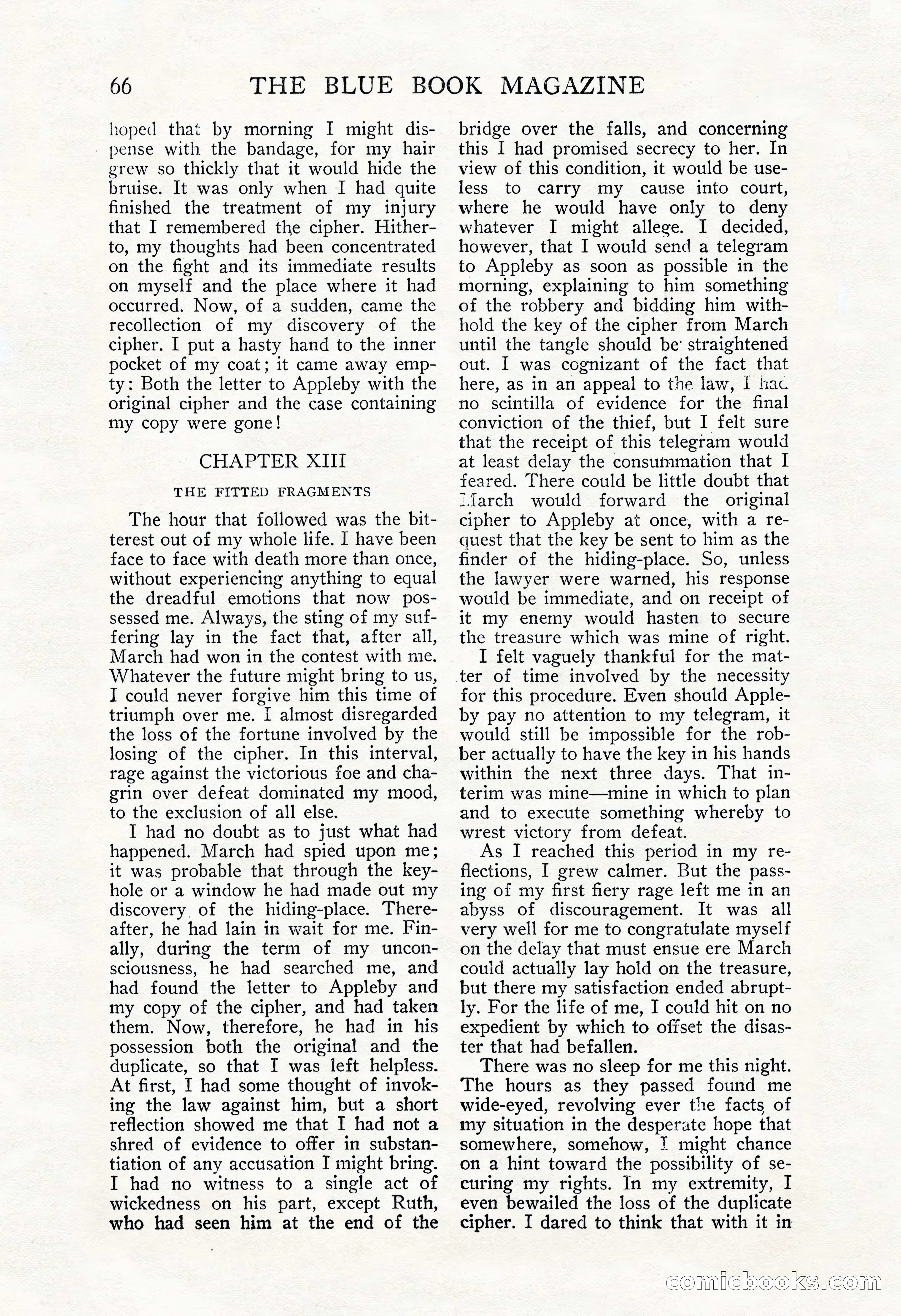 The Blue Book Magazine, November 1909 — page 70 of 254