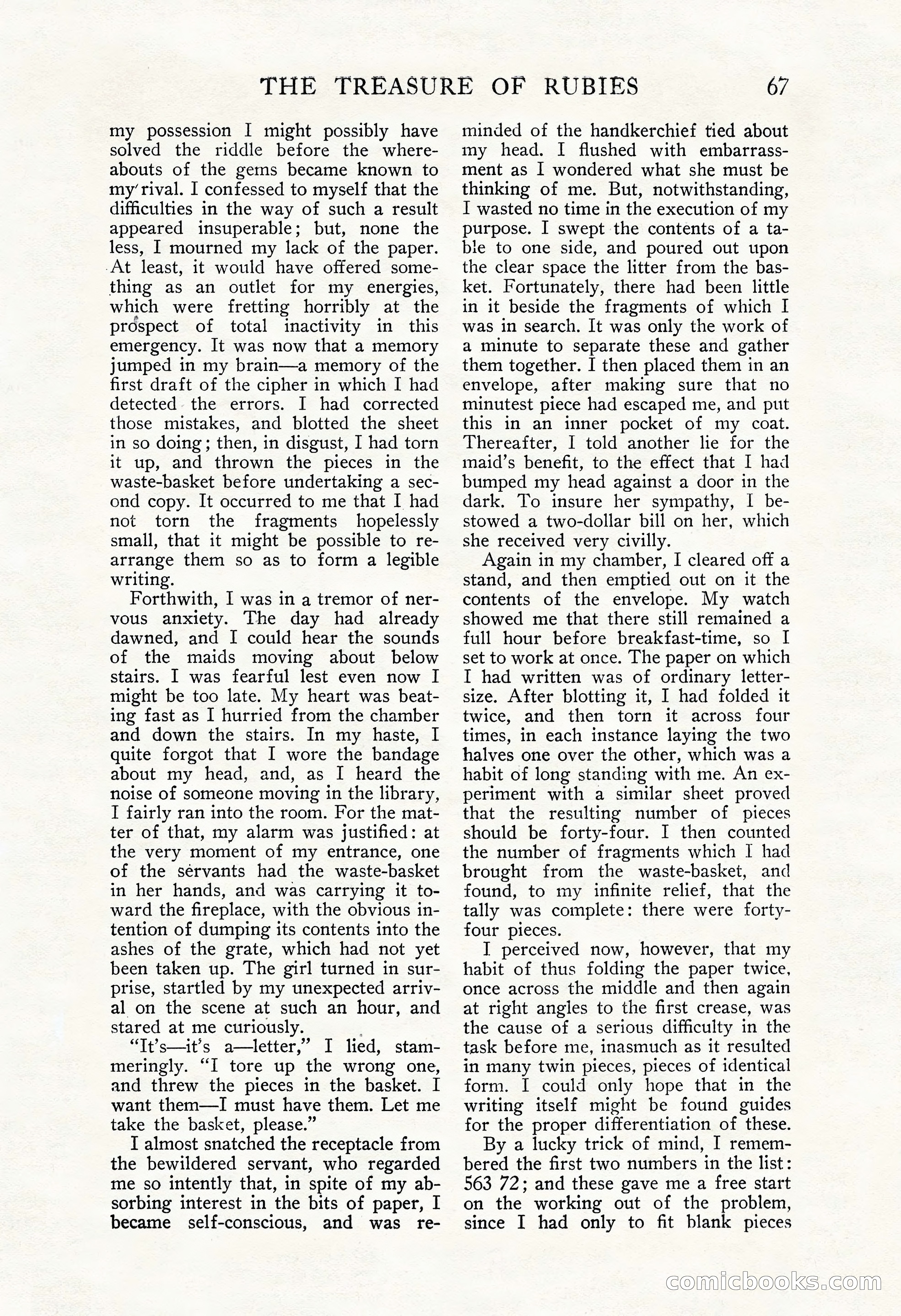 The Blue Book Magazine, November 1909 — page 71 of 254