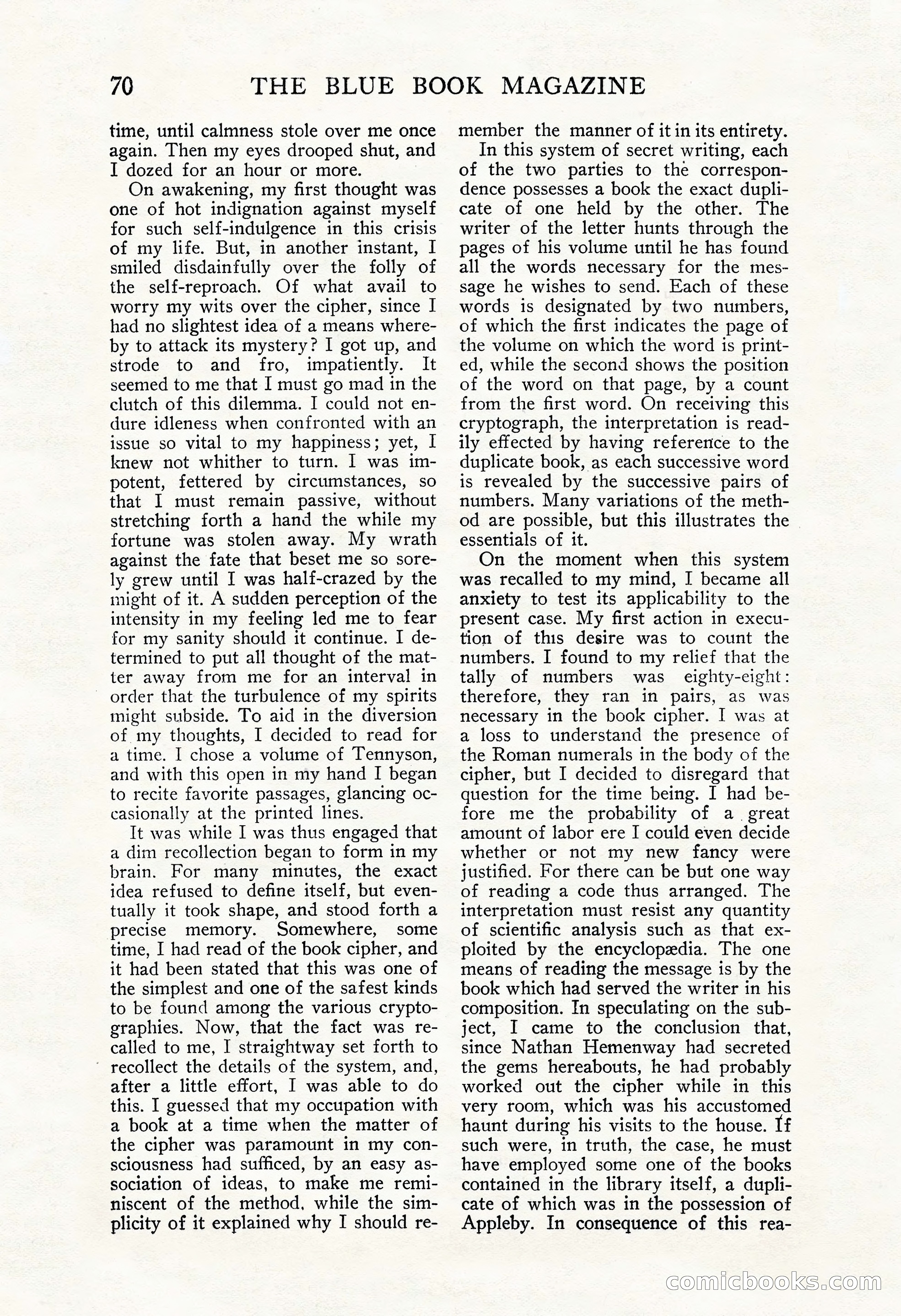 The Blue Book Magazine, November 1909 — page 74 of 254
