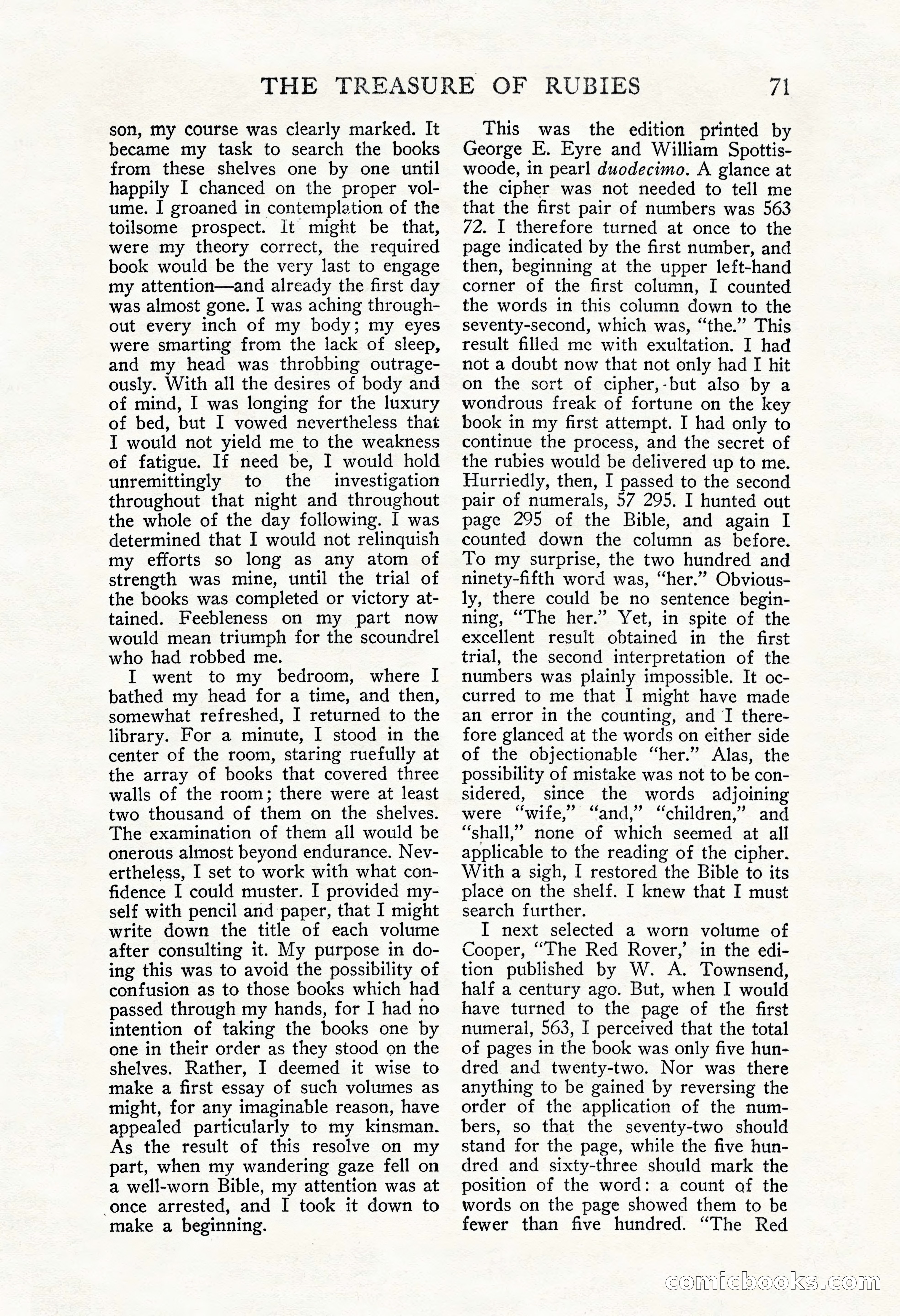 The Blue Book Magazine, November 1909 — page 75 of 254