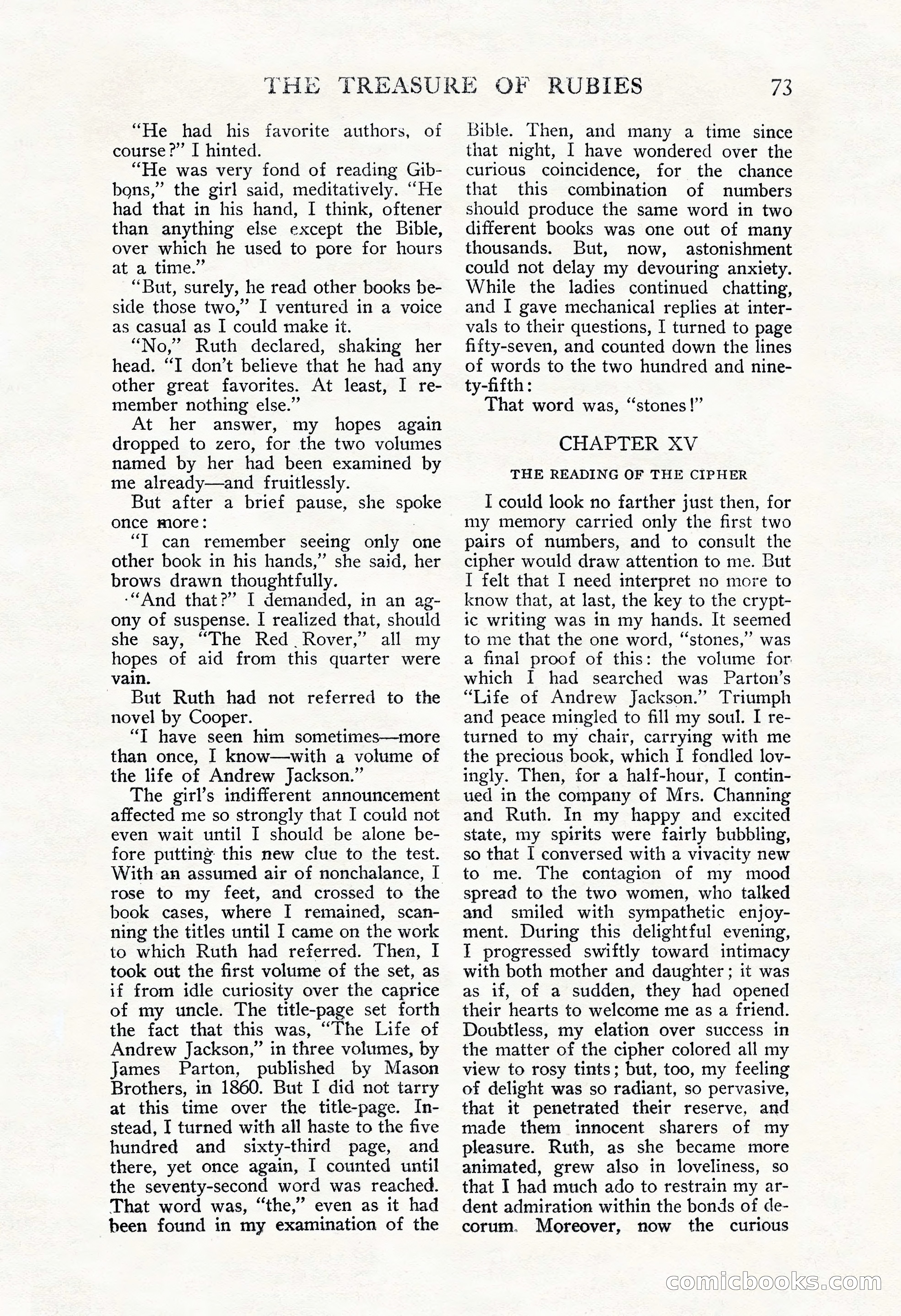 The Blue Book Magazine, November 1909 — page 77 of 254