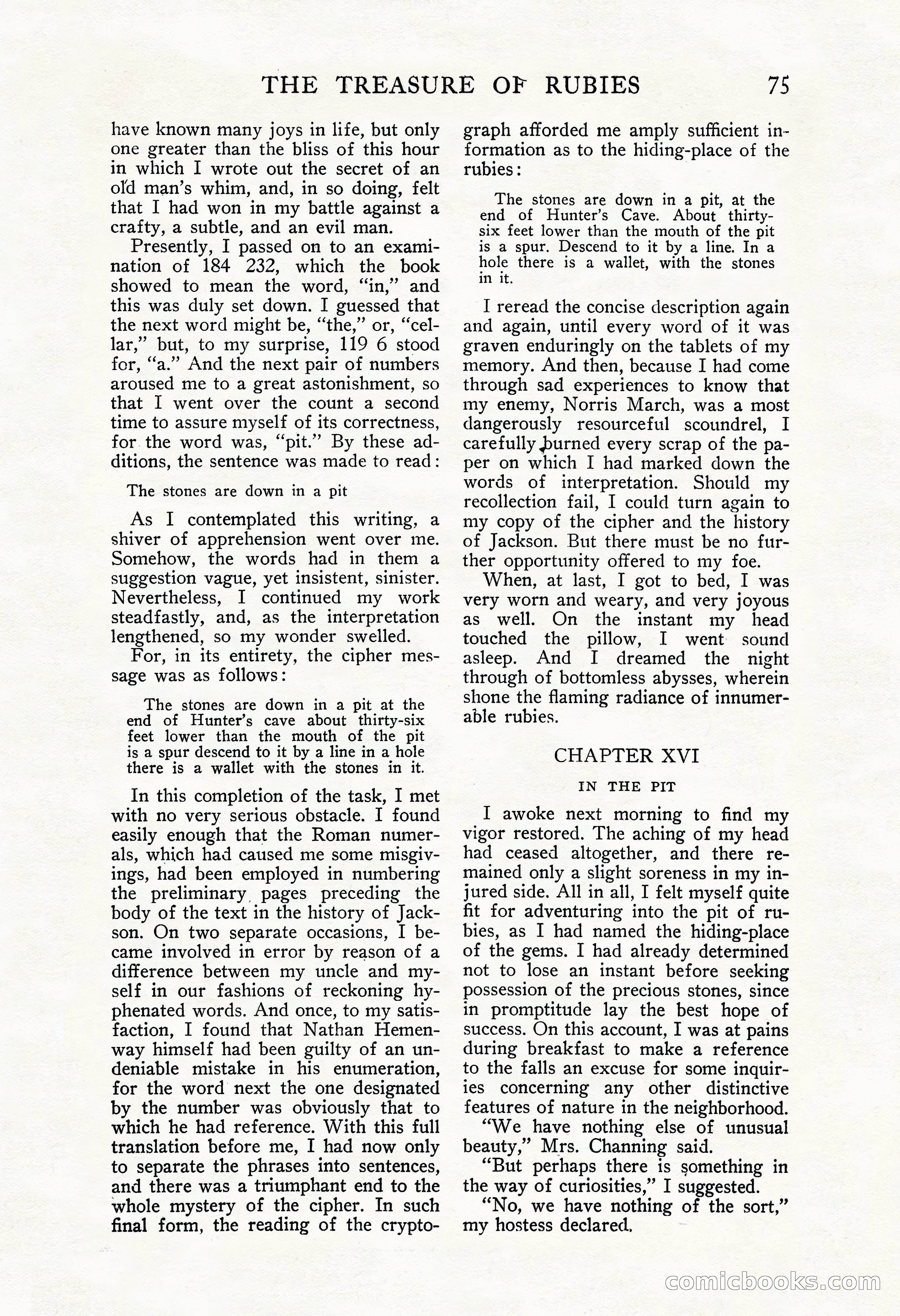 The Blue Book Magazine, November 1909 — page 79 of 254