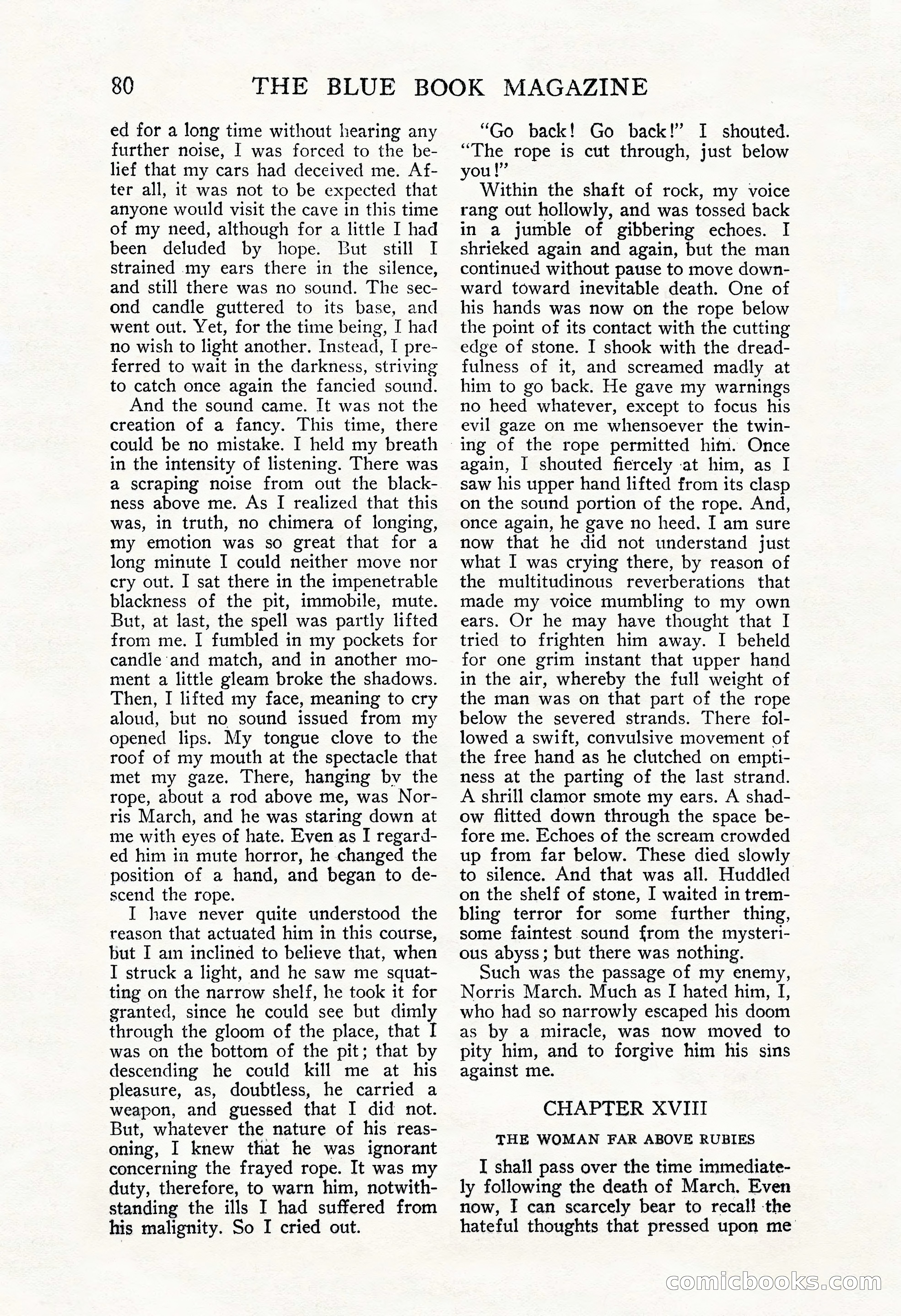 The Blue Book Magazine, November 1909 — page 84 of 254