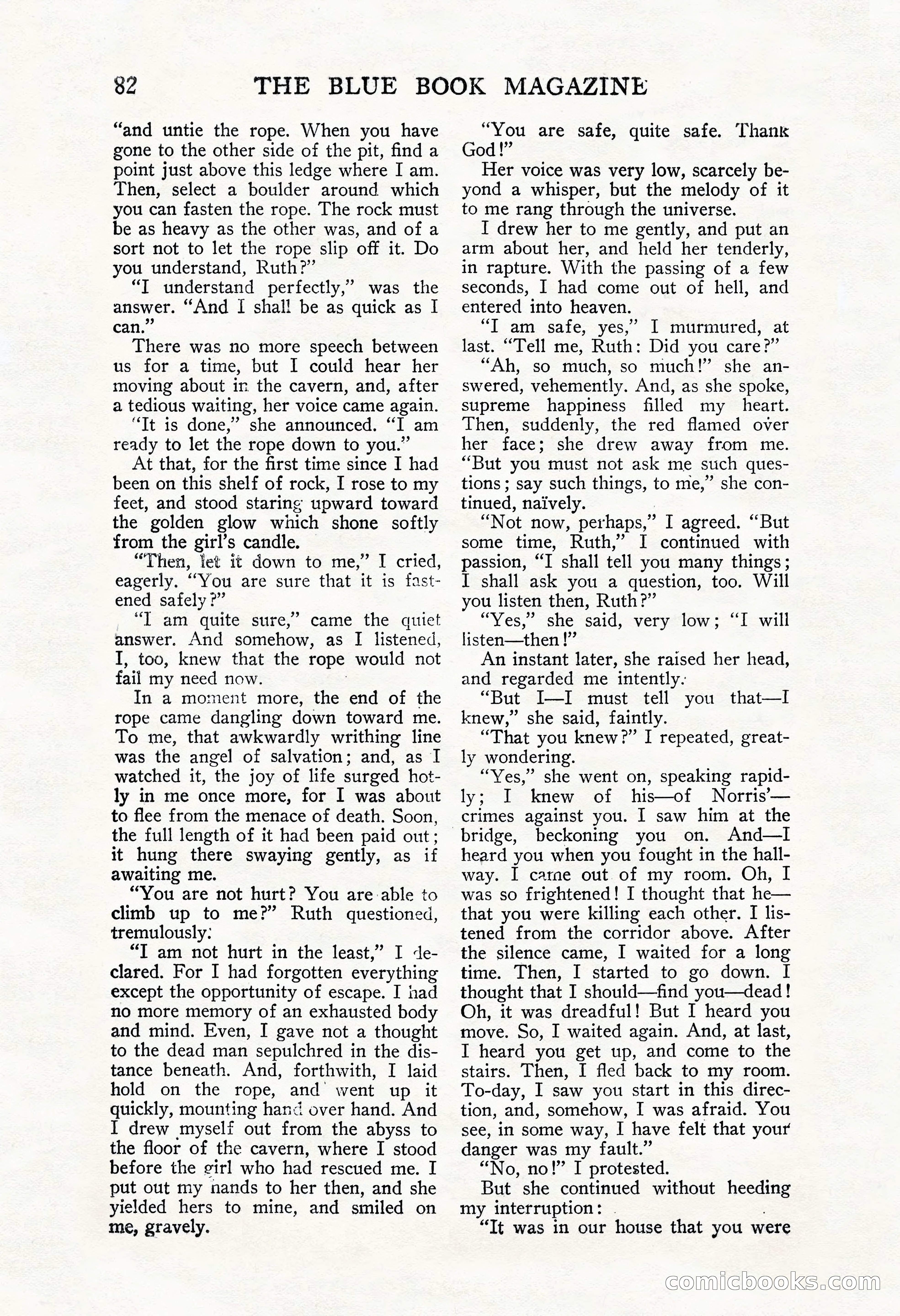 The Blue Book Magazine, November 1909 — page 86 of 254
