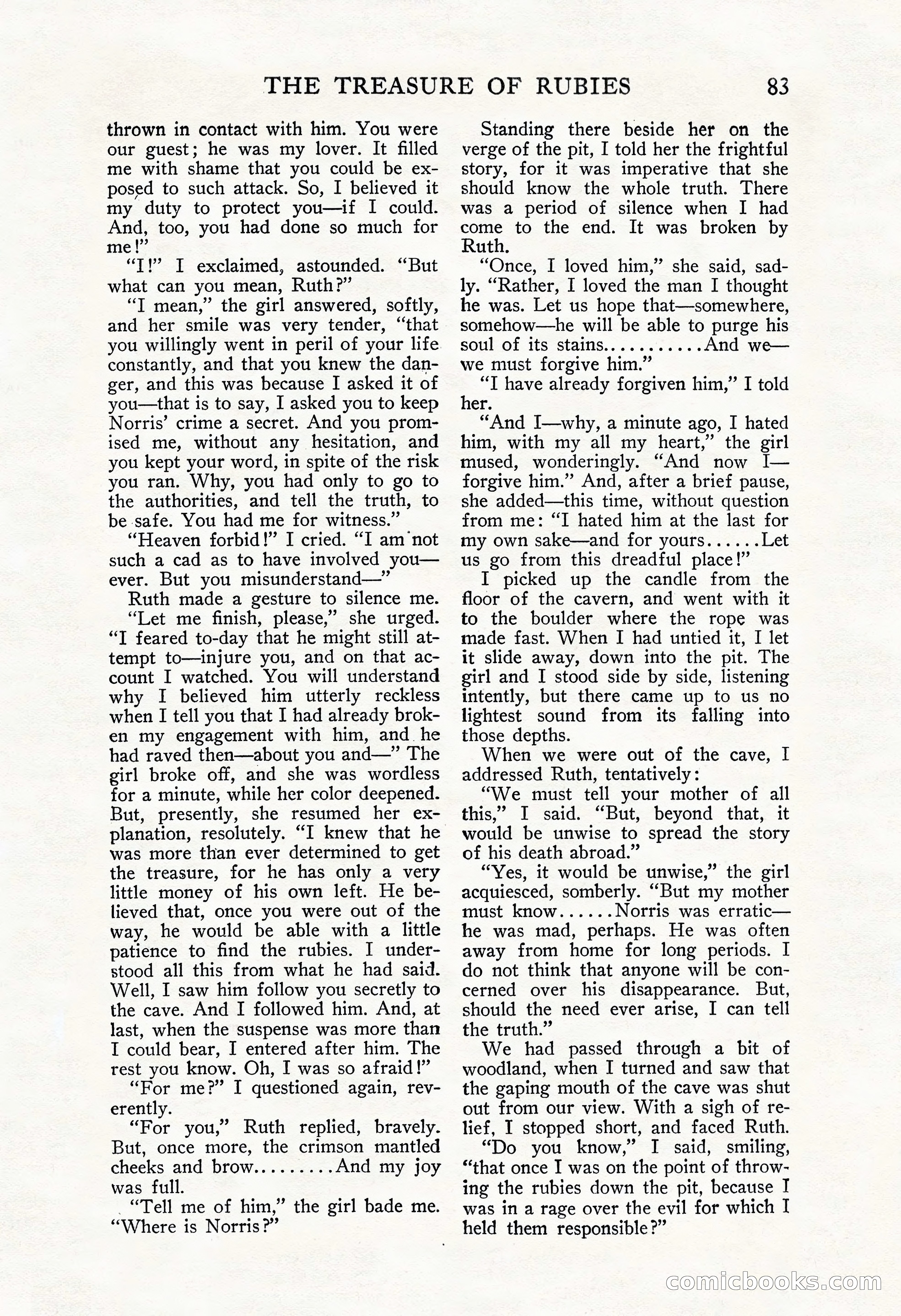 The Blue Book Magazine, November 1909 — page 87 of 254