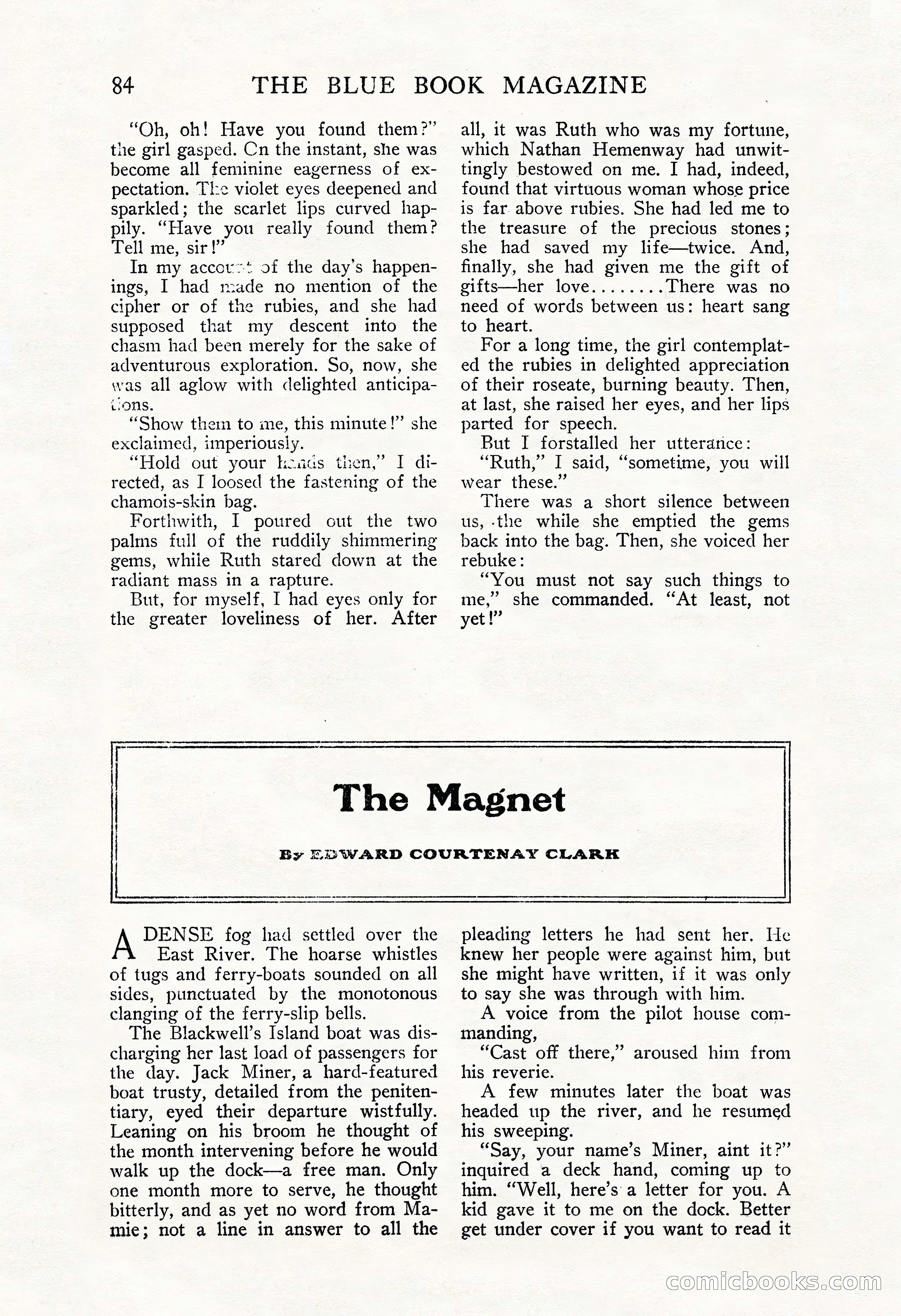The Blue Book Magazine, November 1909 — page 88 of 254