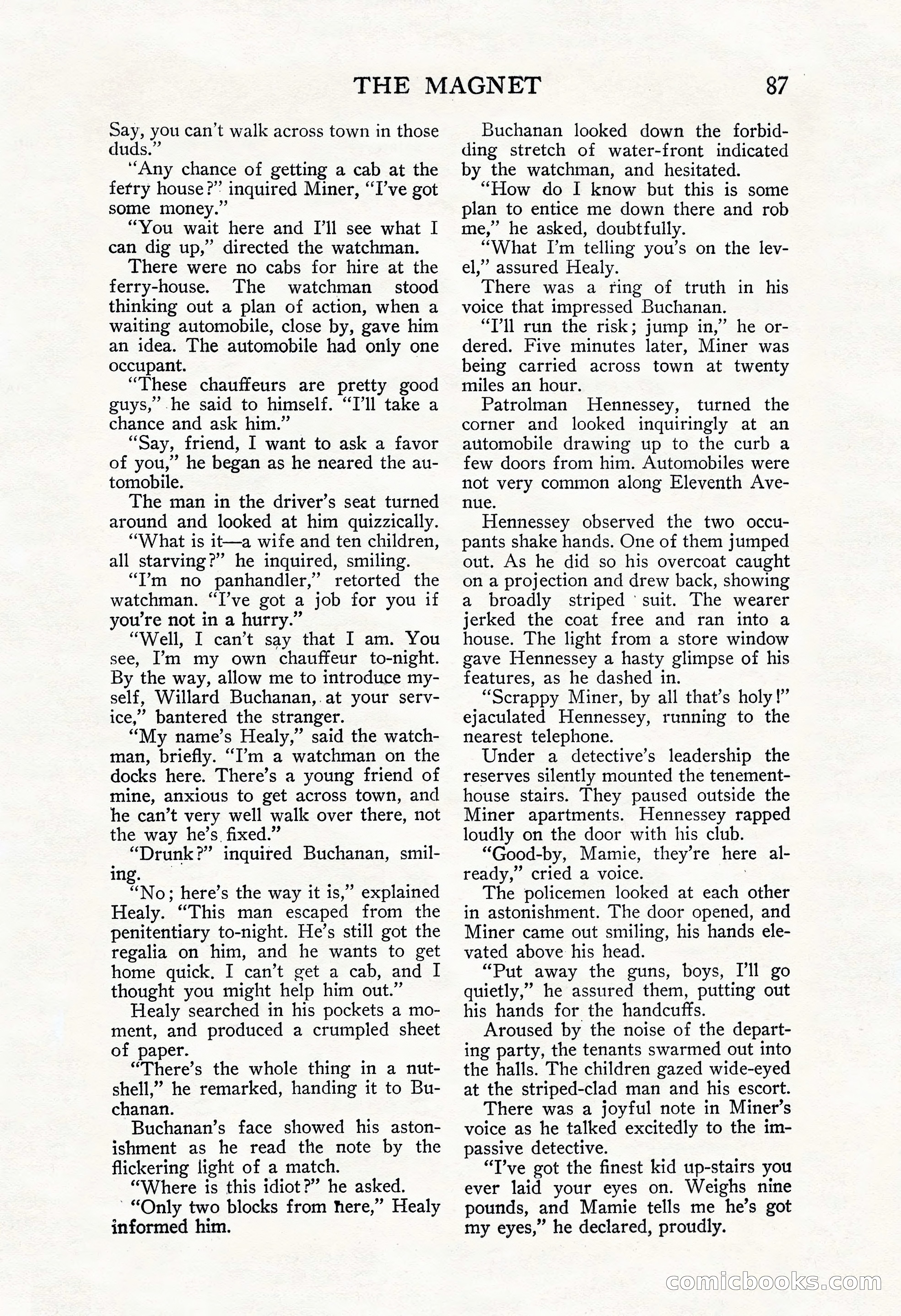 The Blue Book Magazine, November 1909 — page 91 of 254