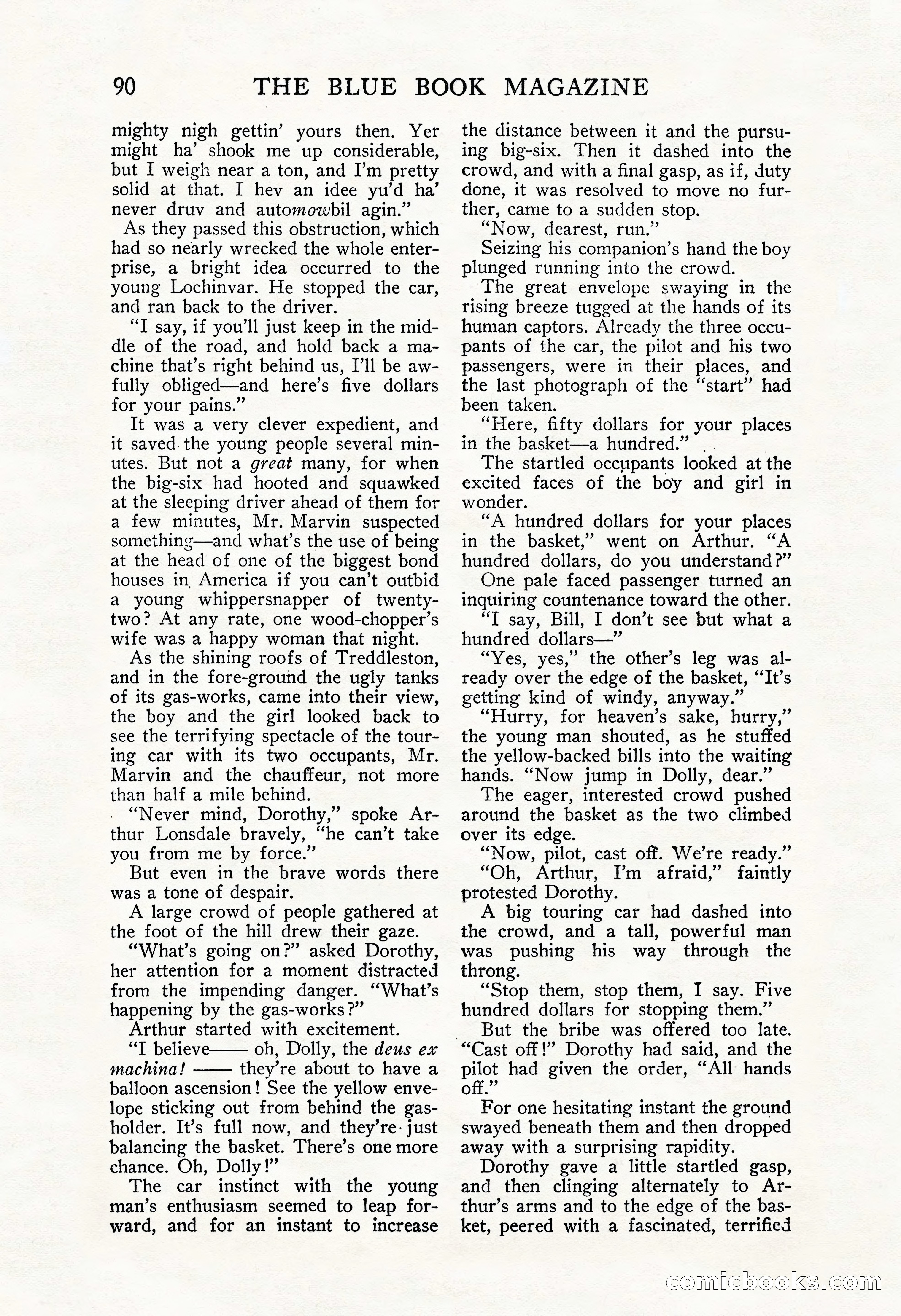 The Blue Book Magazine, November 1909 — page 94 of 254