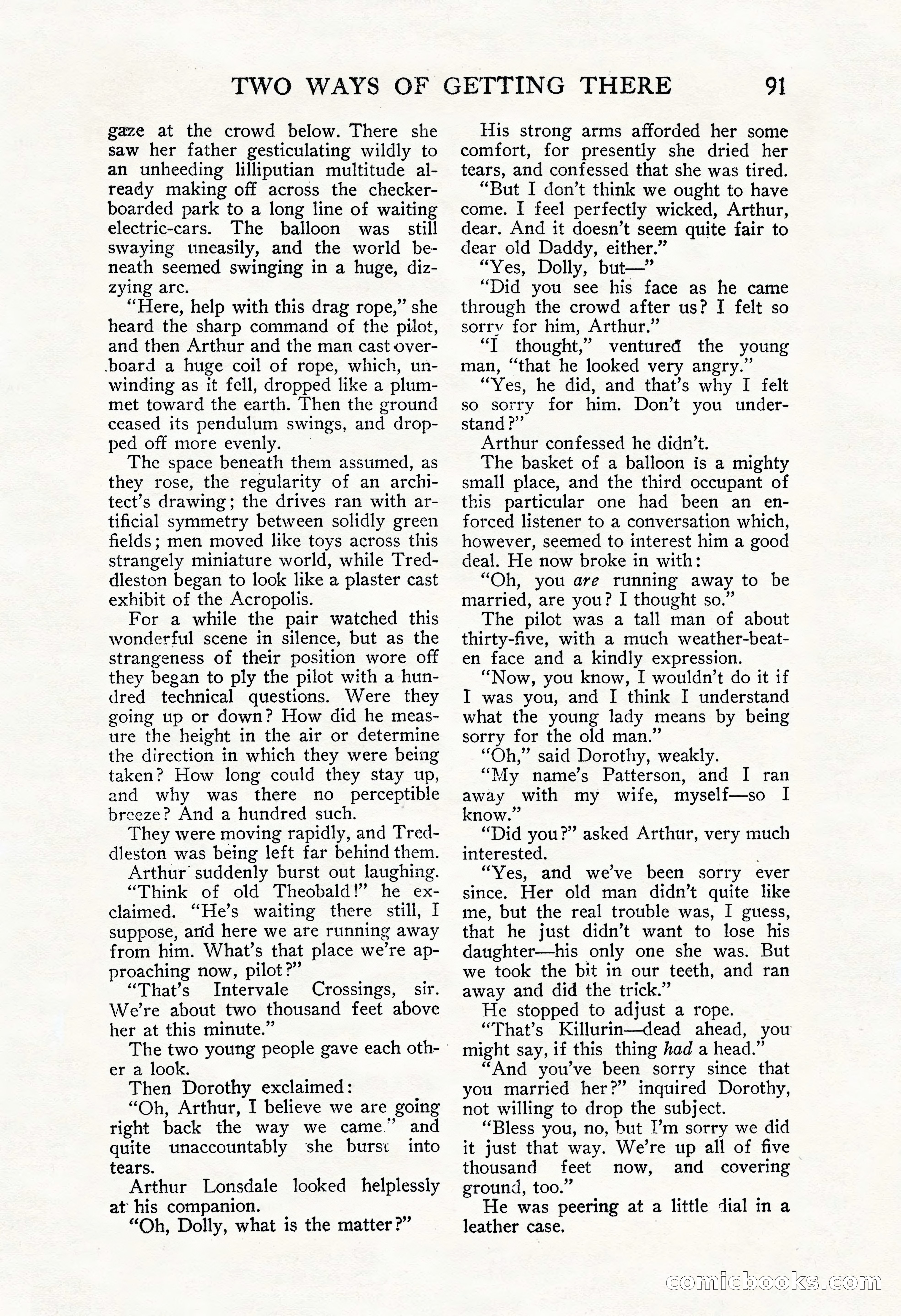The Blue Book Magazine, November 1909 — page 95 of 254