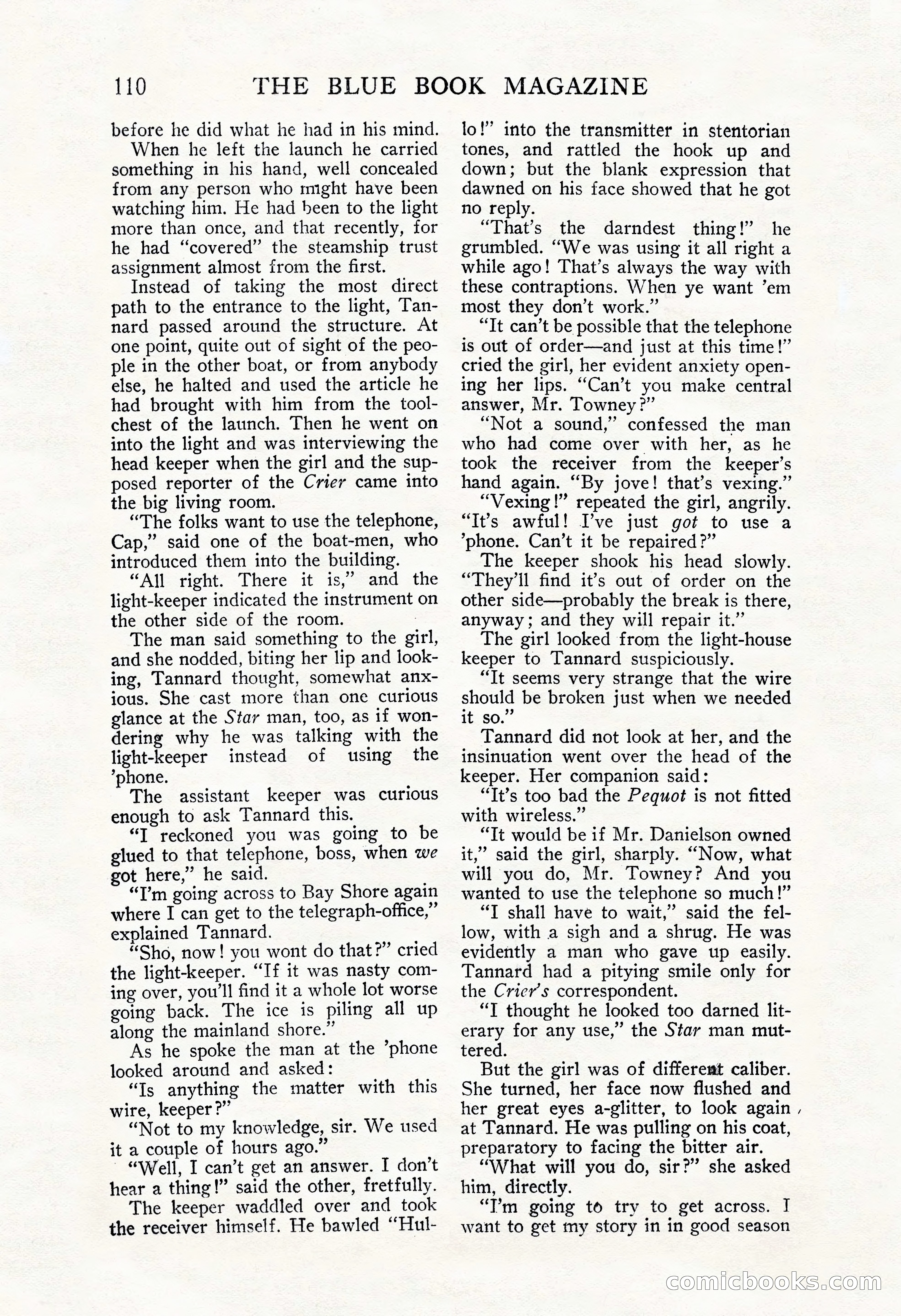 The Blue Book Magazine, November 1909 — page 114 of 254