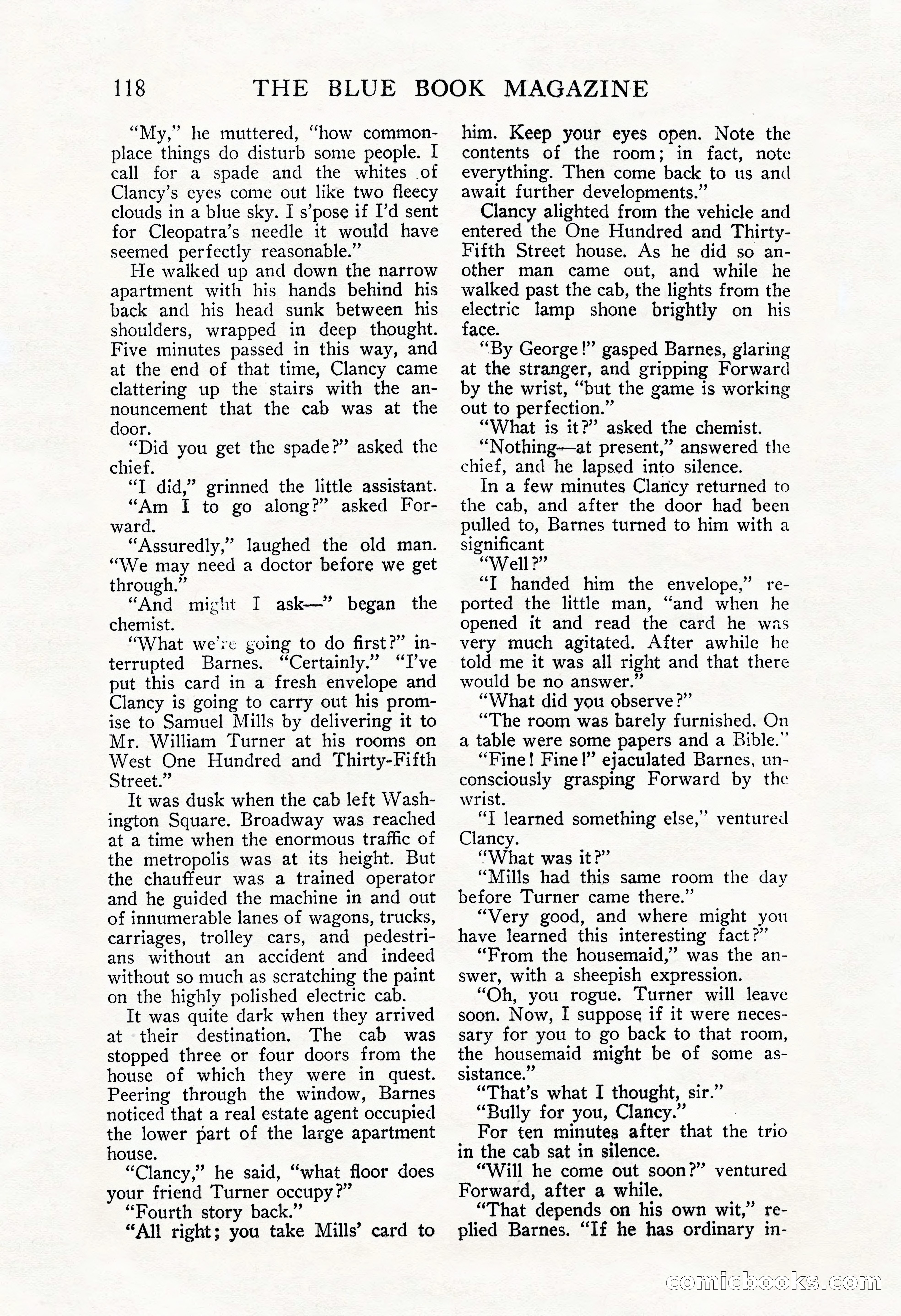 The Blue Book Magazine, November 1909 — page 122 of 254