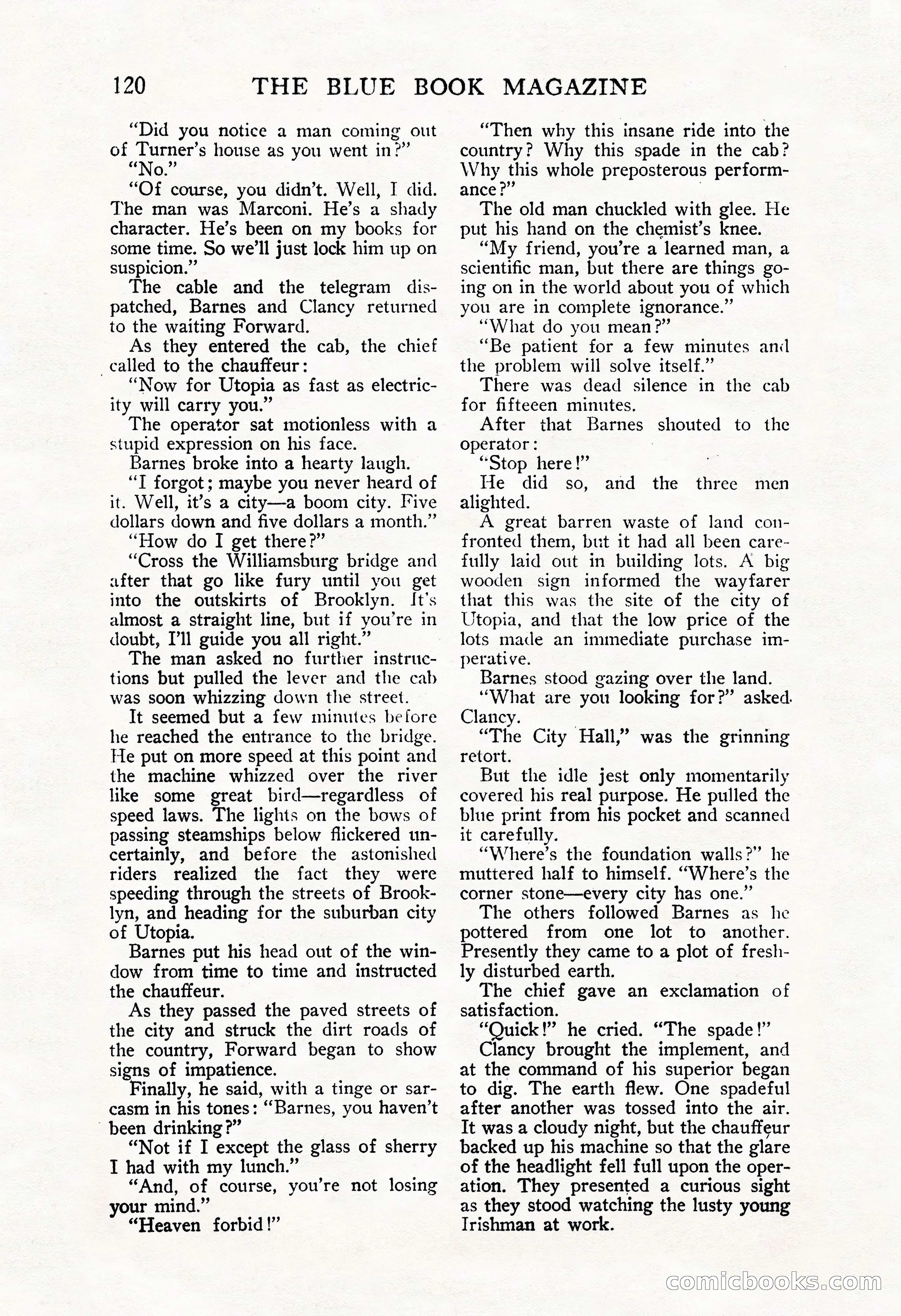 The Blue Book Magazine, November 1909 — page 124 of 254