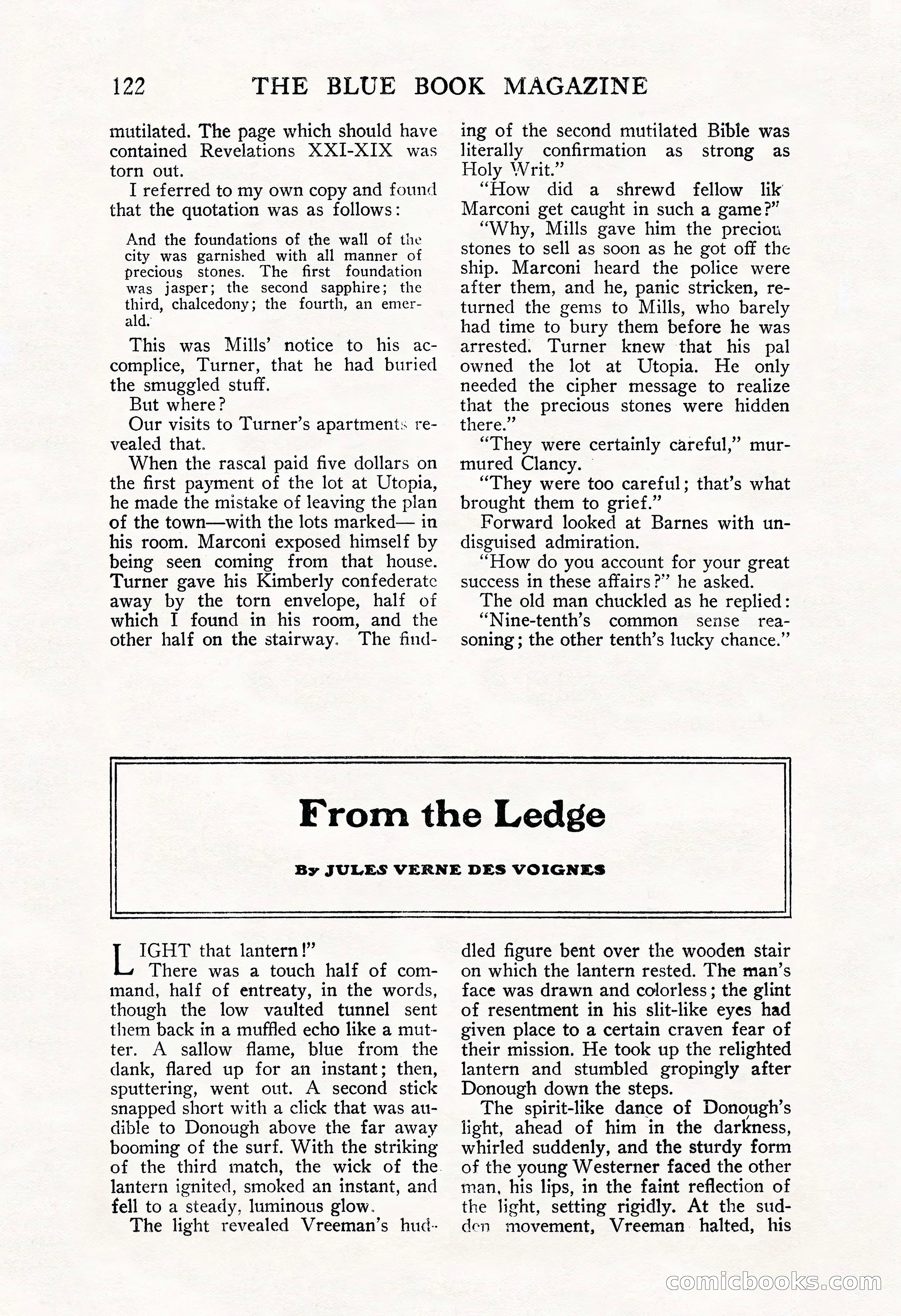 The Blue Book Magazine, November 1909 — page 126 of 254