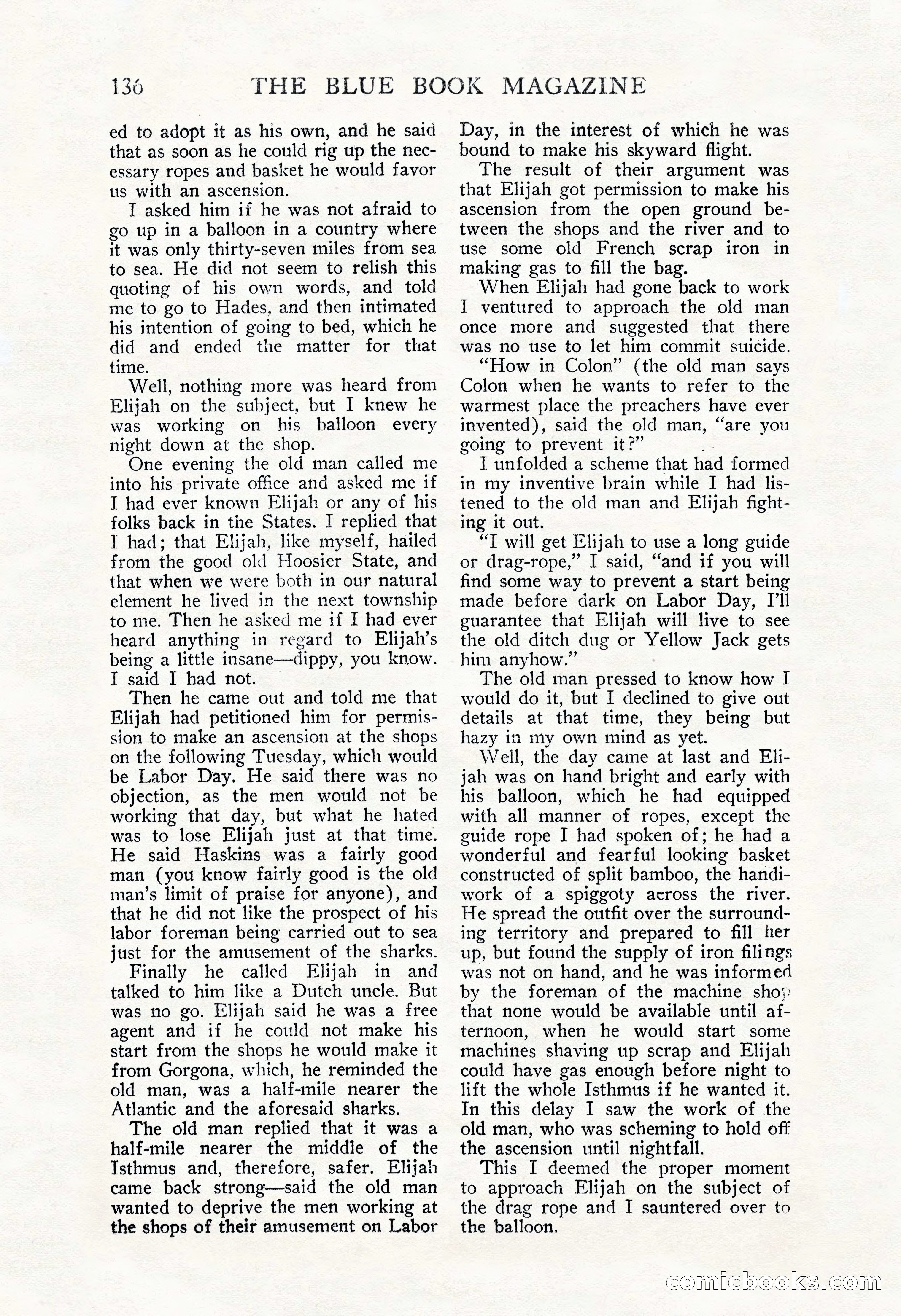 The Blue Book Magazine, November 1909 — page 140 of 254