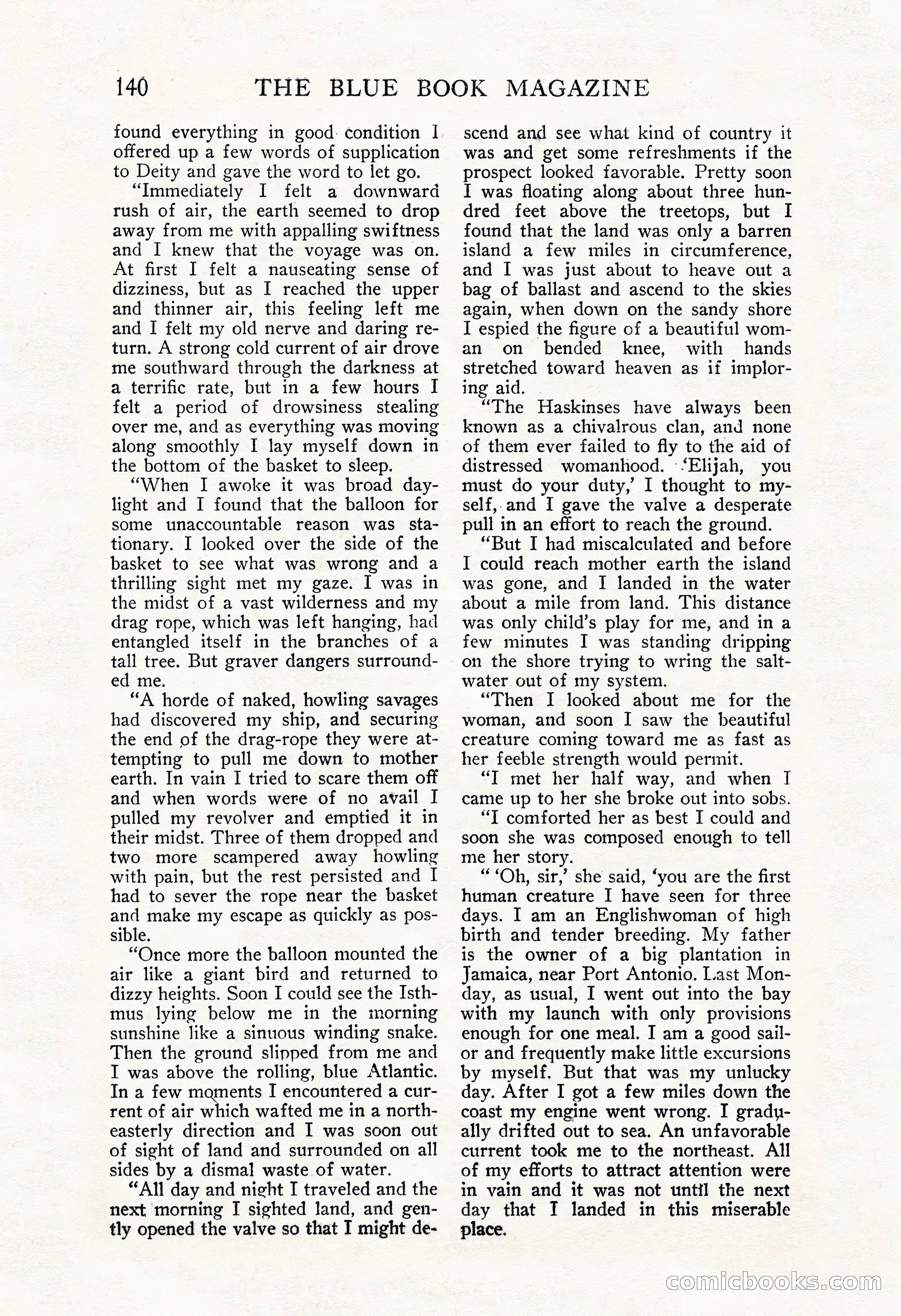 The Blue Book Magazine, November 1909 — page 144 of 254