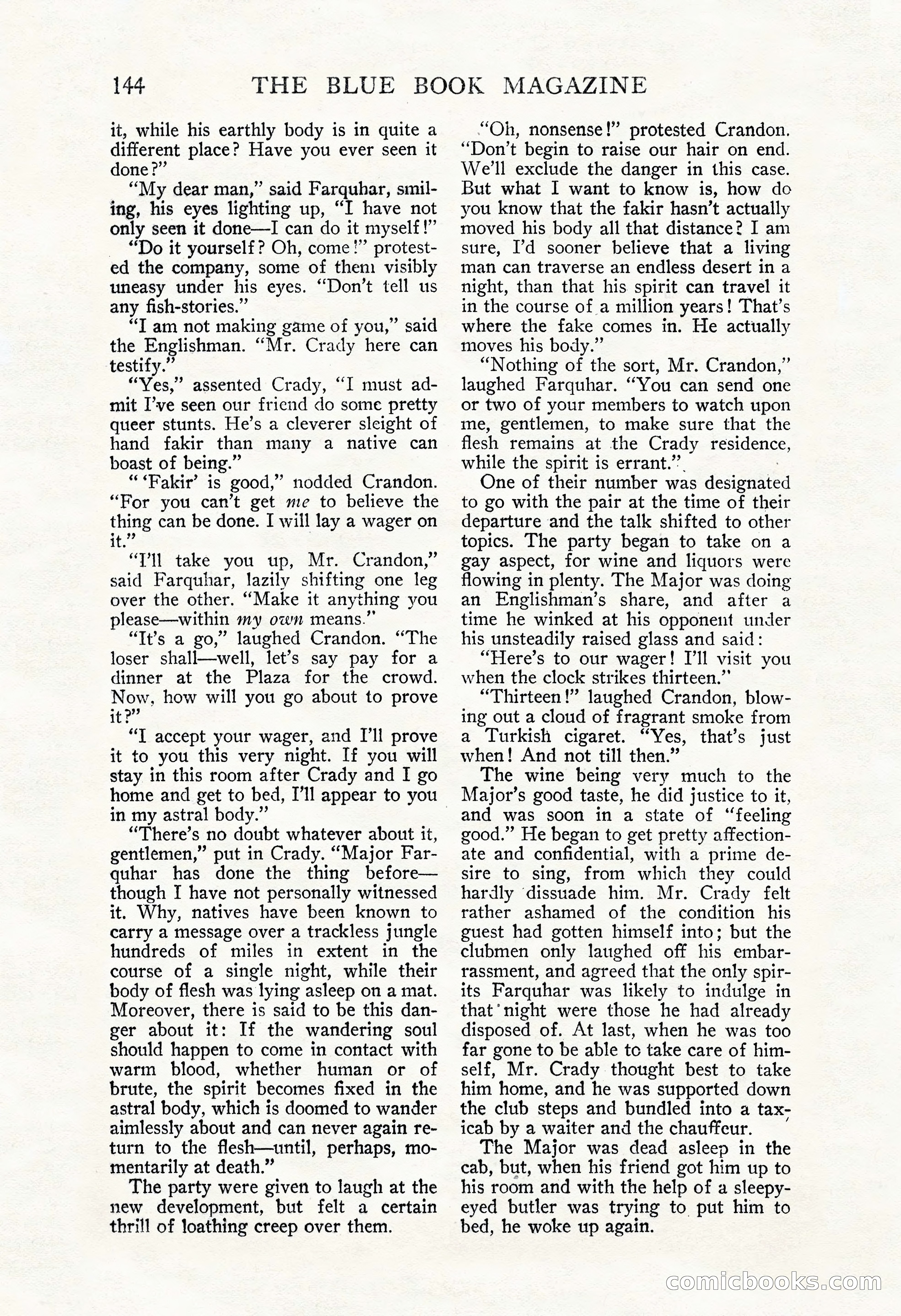 The Blue Book Magazine, November 1909 — page 148 of 254