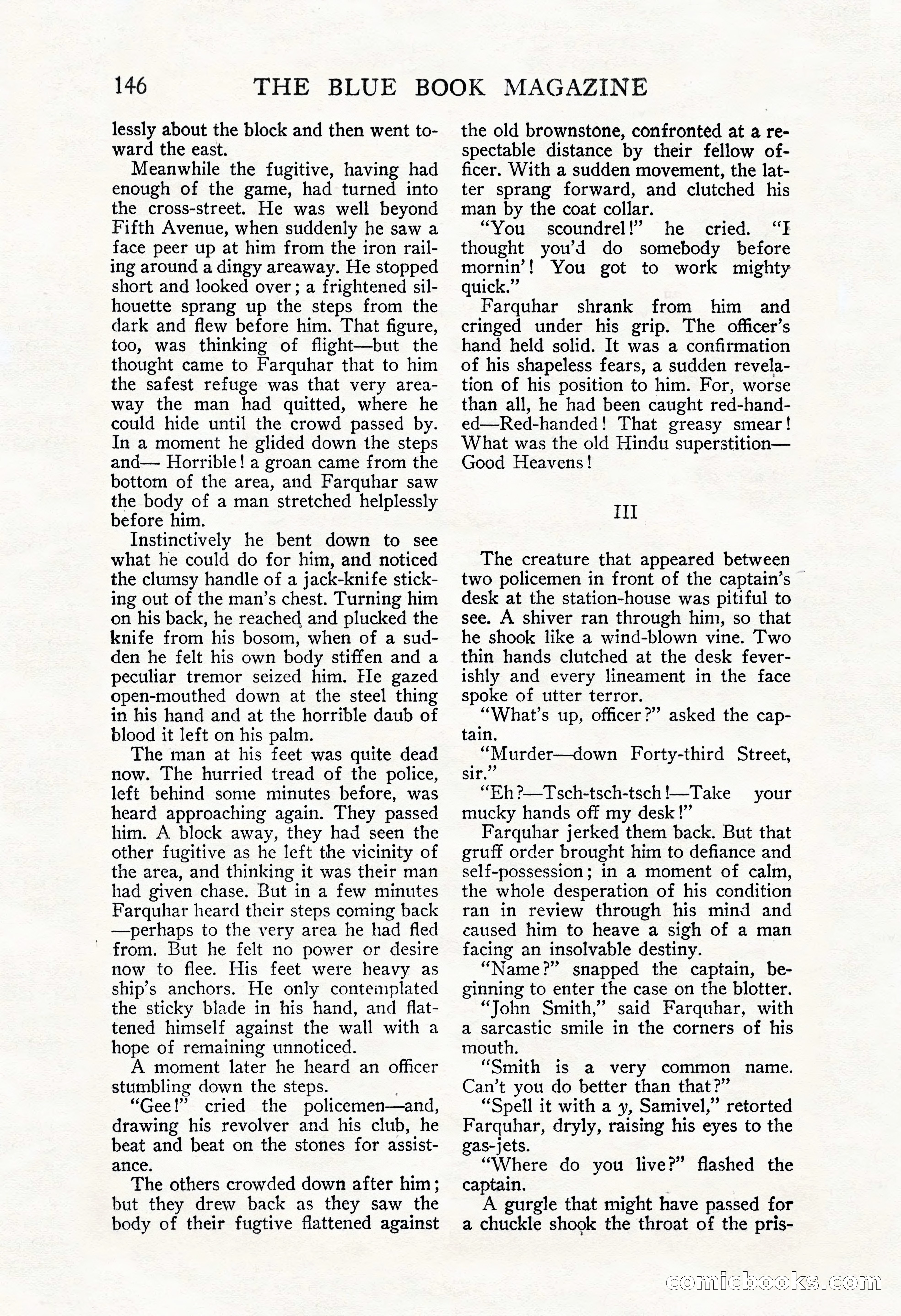The Blue Book Magazine, November 1909 — page 150 of 254