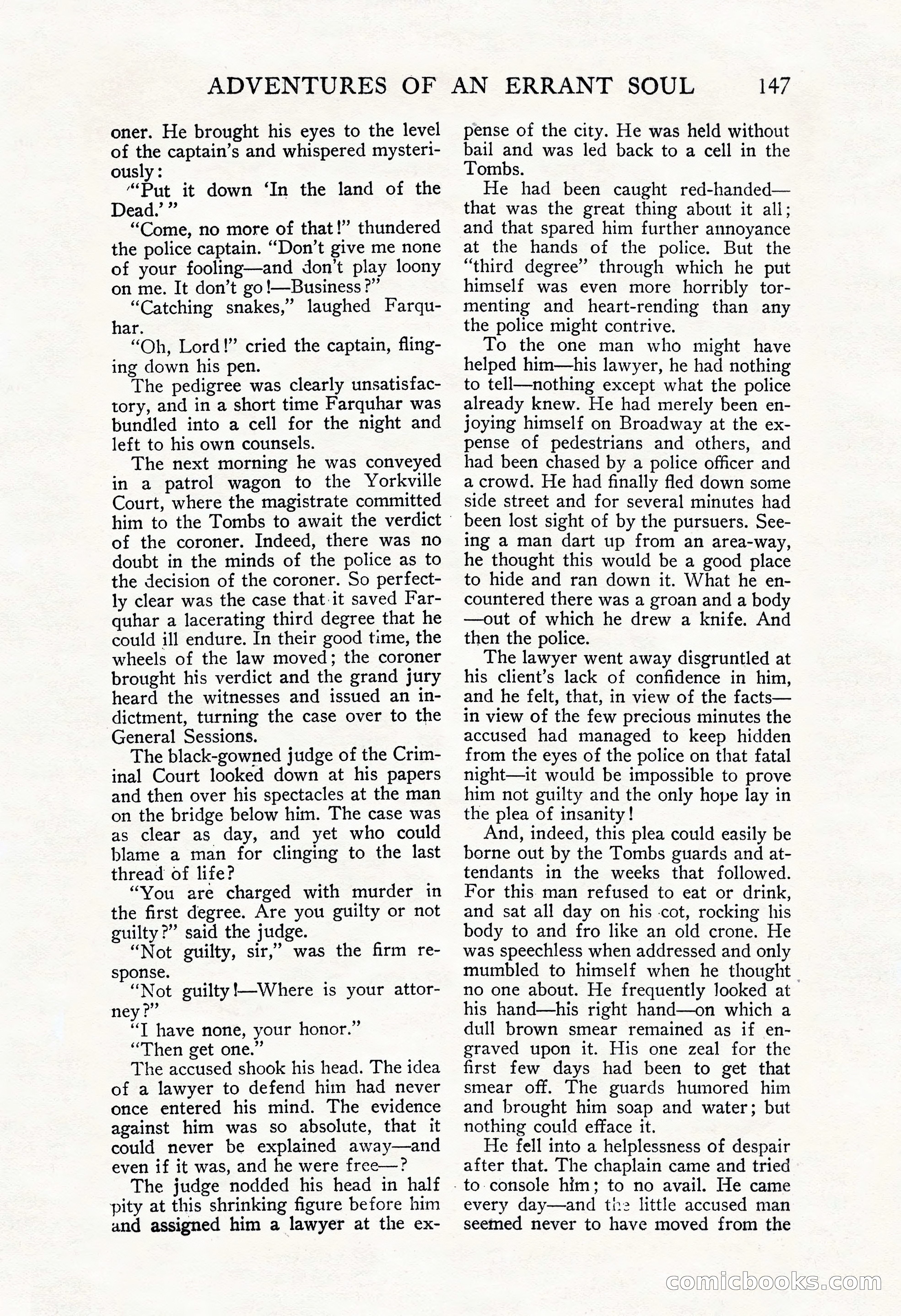 The Blue Book Magazine, November 1909 — page 151 of 254
