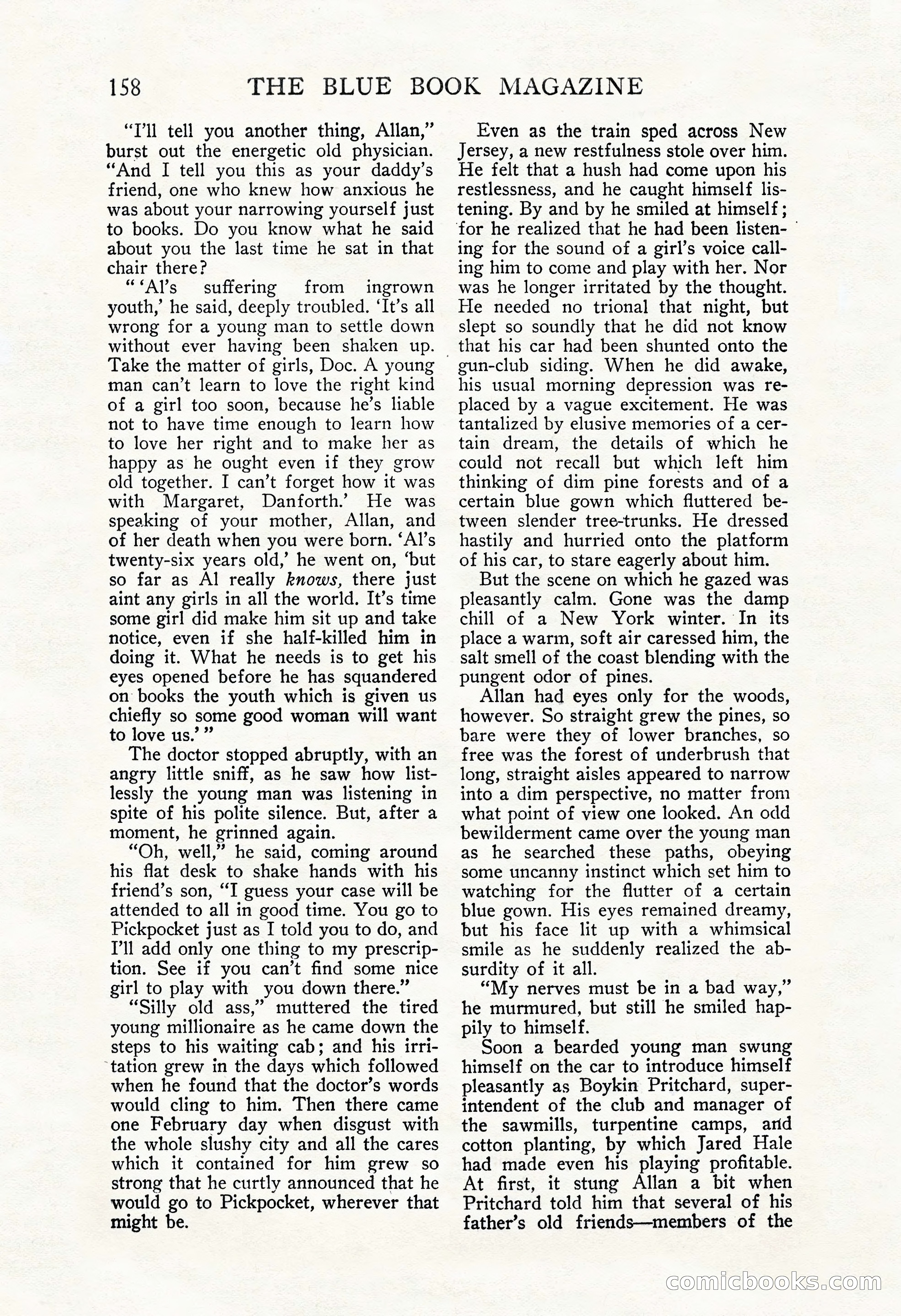 The Blue Book Magazine, November 1909 — page 162 of 254