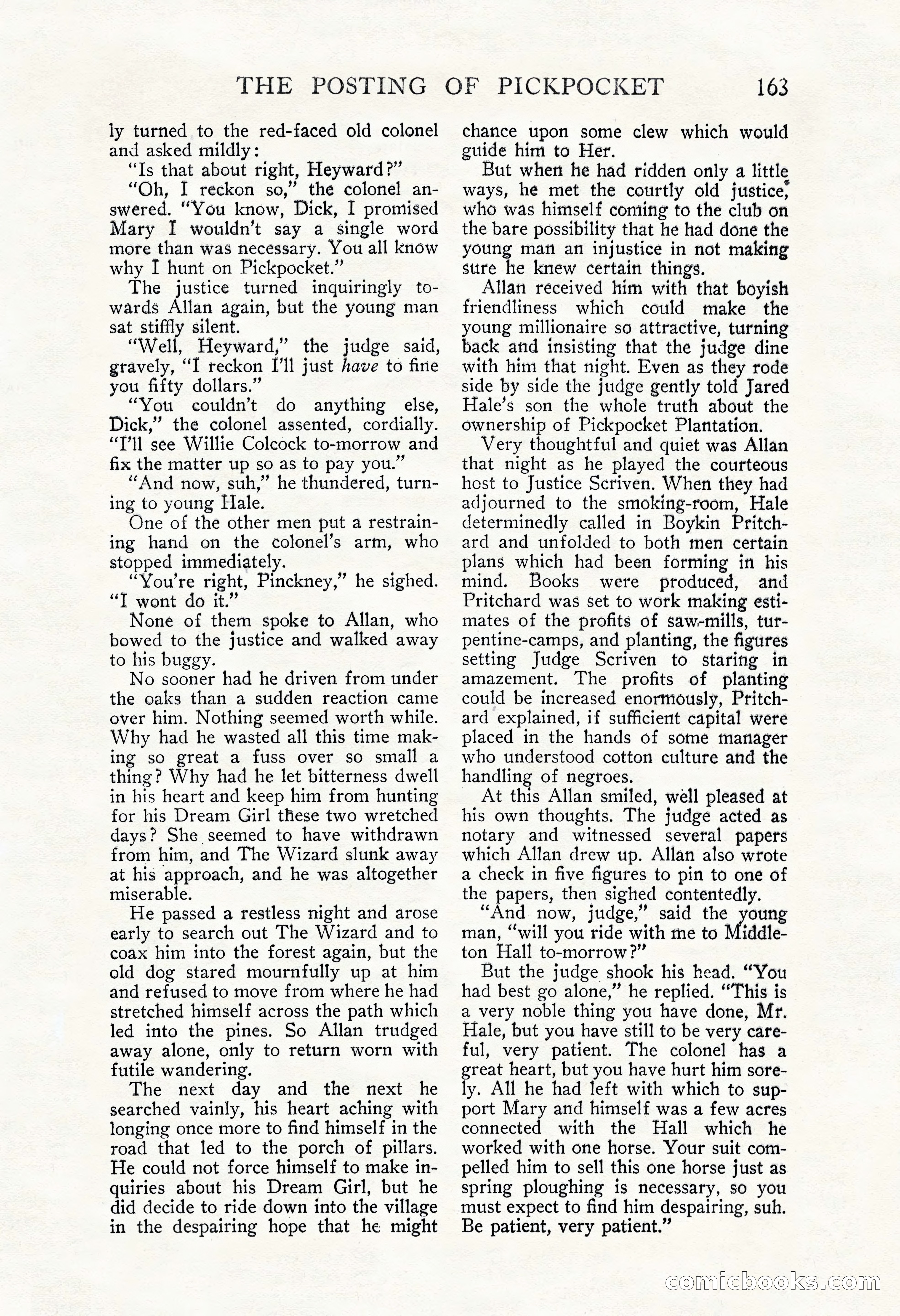The Blue Book Magazine, November 1909 — page 167 of 254