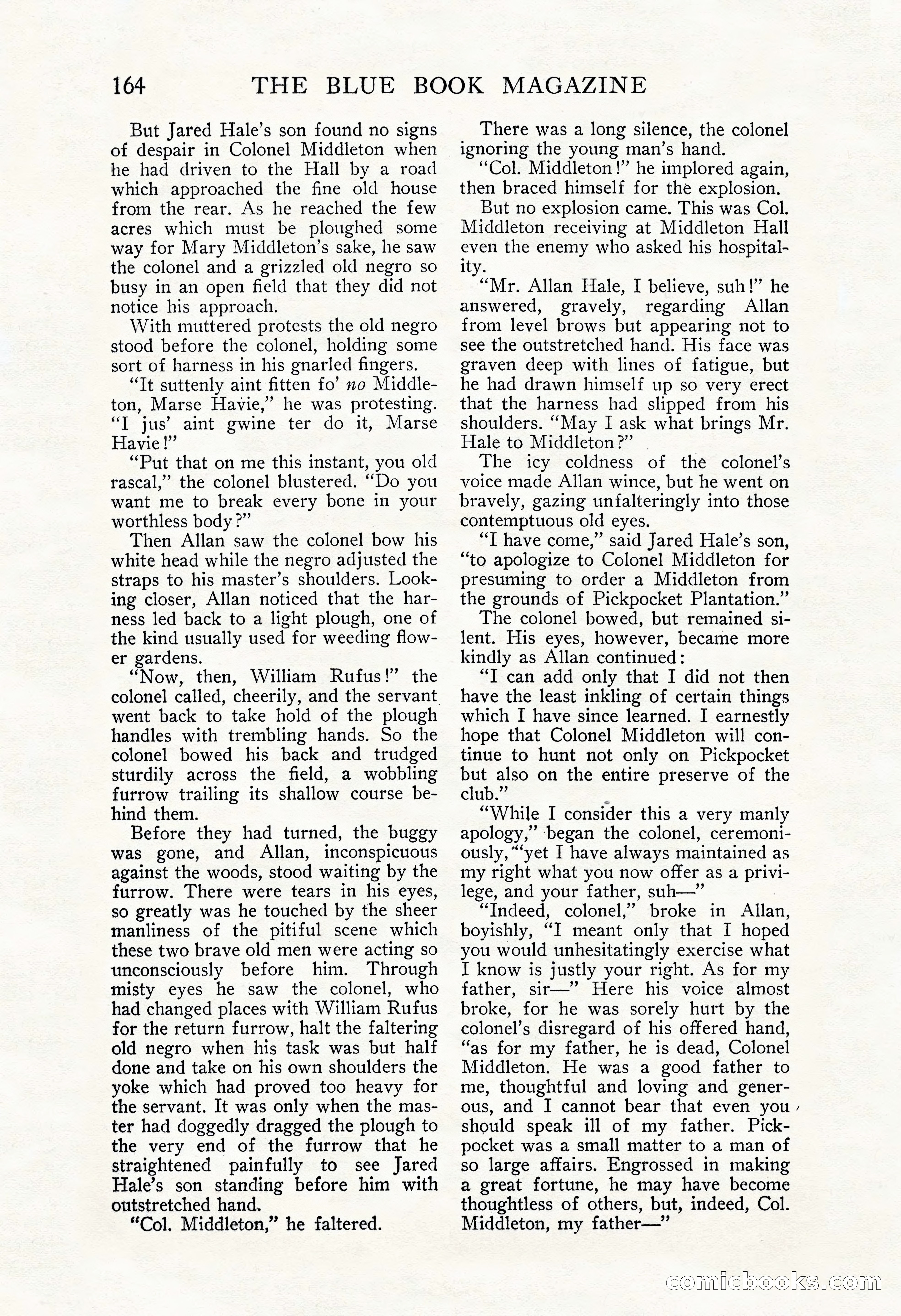 The Blue Book Magazine, November 1909 — page 168 of 254