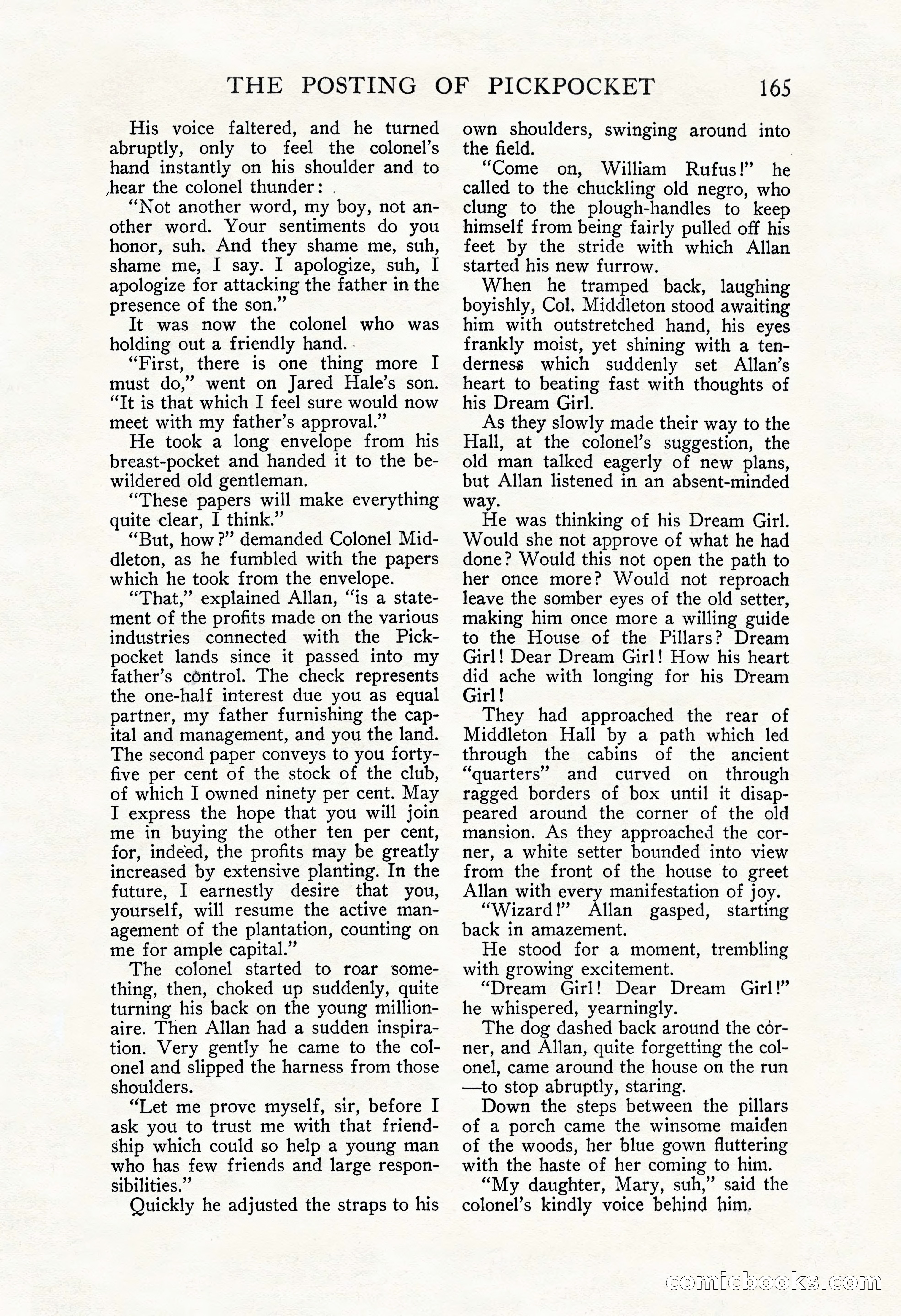 The Blue Book Magazine, November 1909 — page 169 of 254
