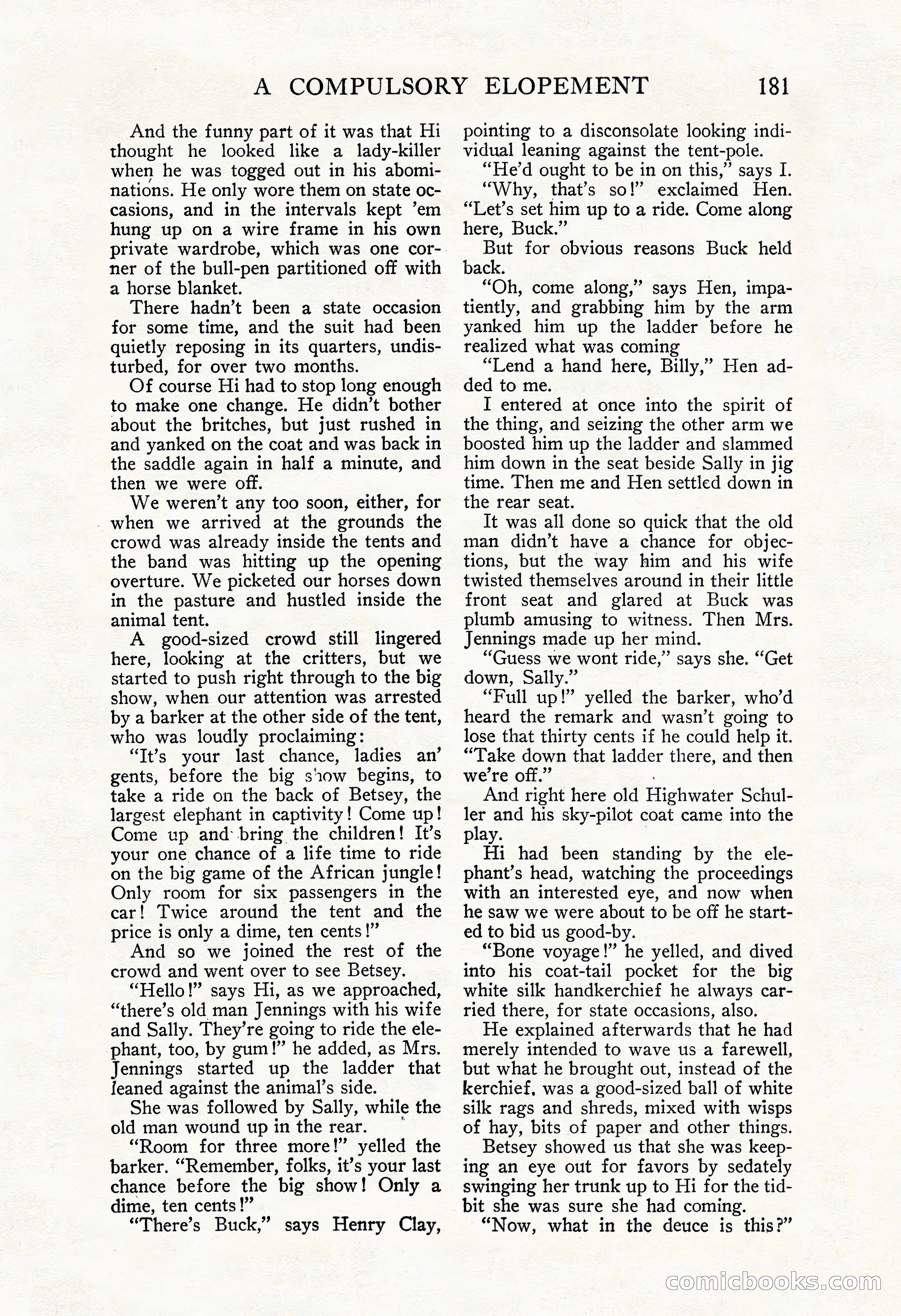 The Blue Book Magazine, November 1909 — page 185 of 254