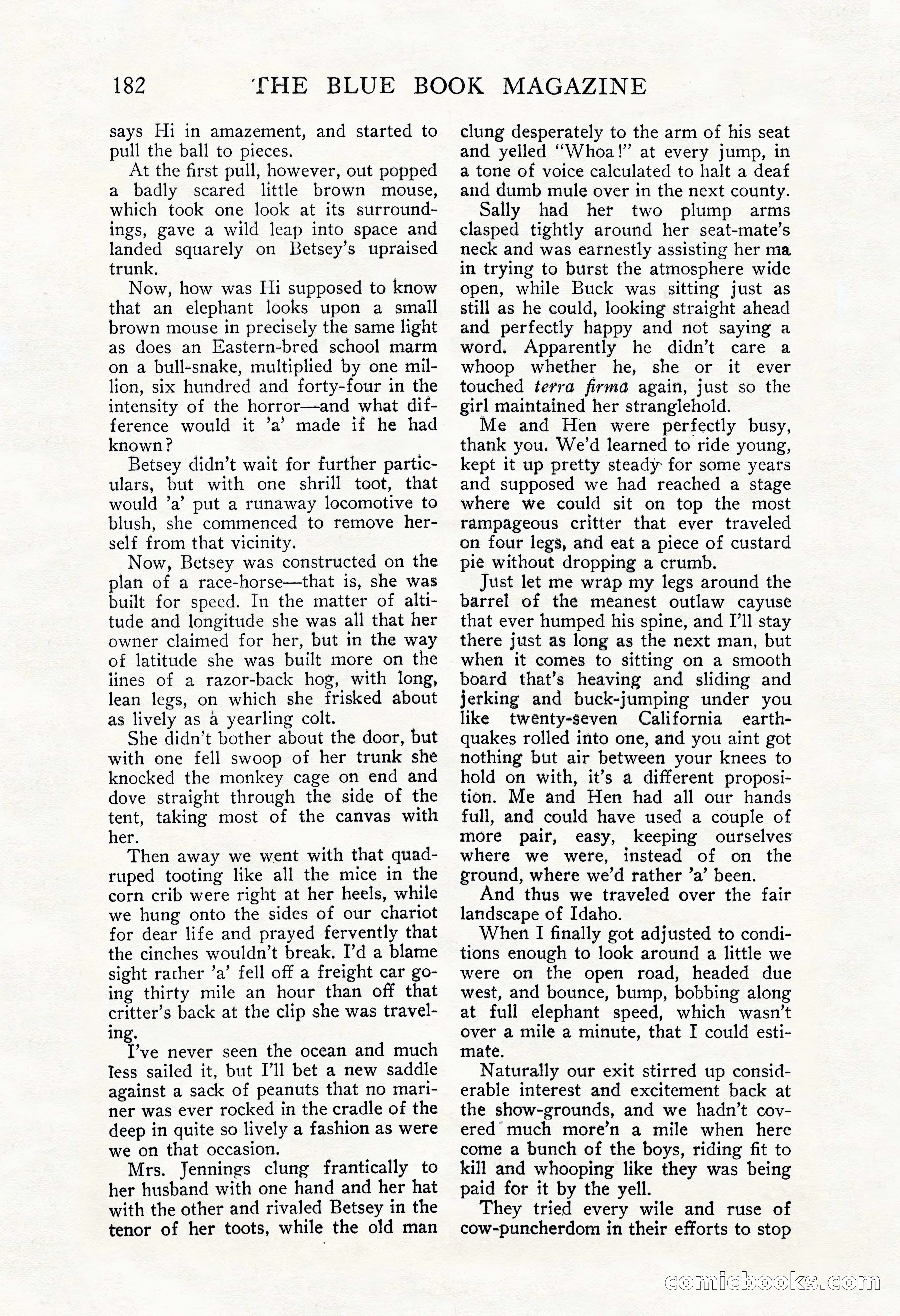 The Blue Book Magazine, November 1909 — page 186 of 254