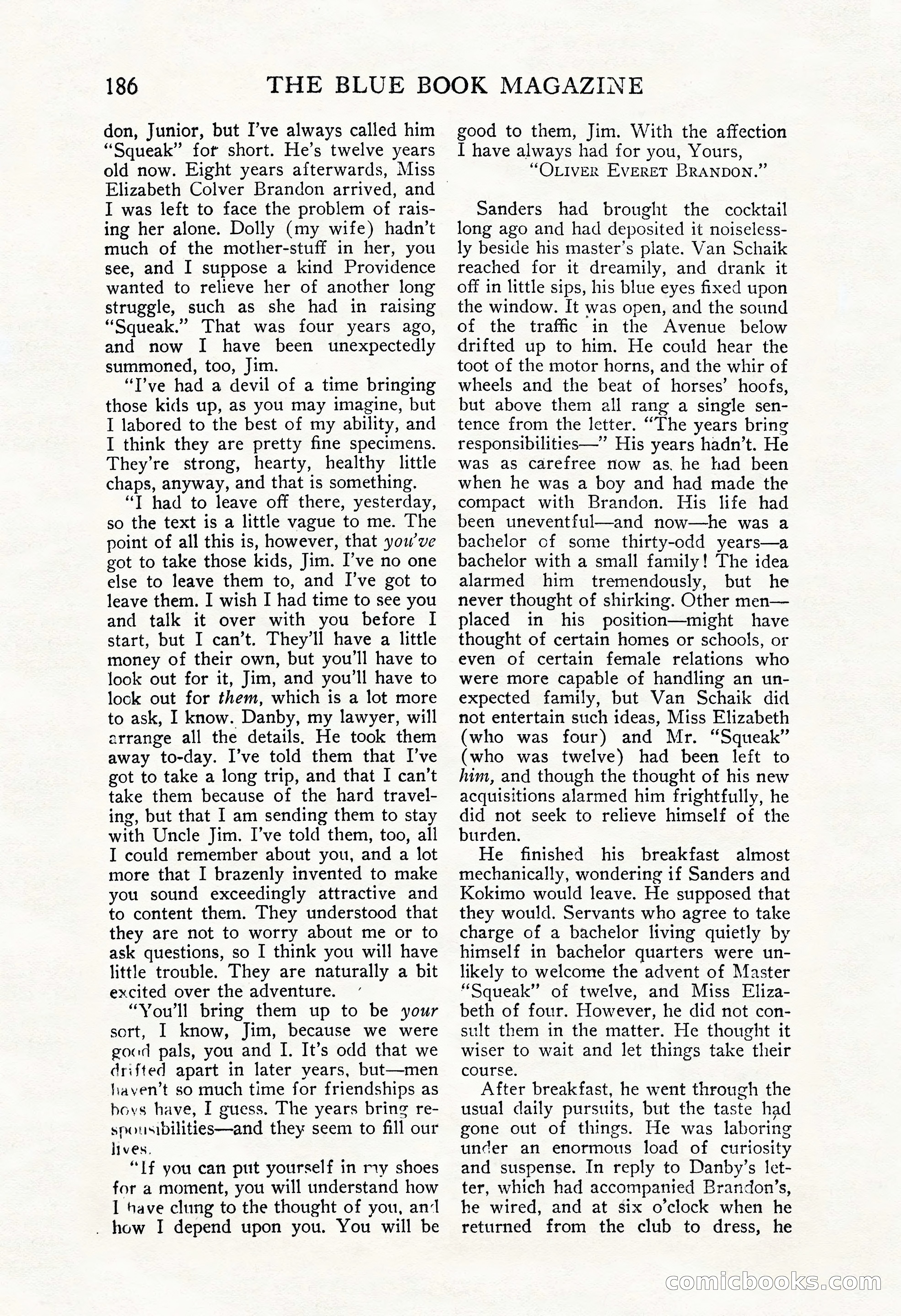 The Blue Book Magazine, November 1909 — page 190 of 254