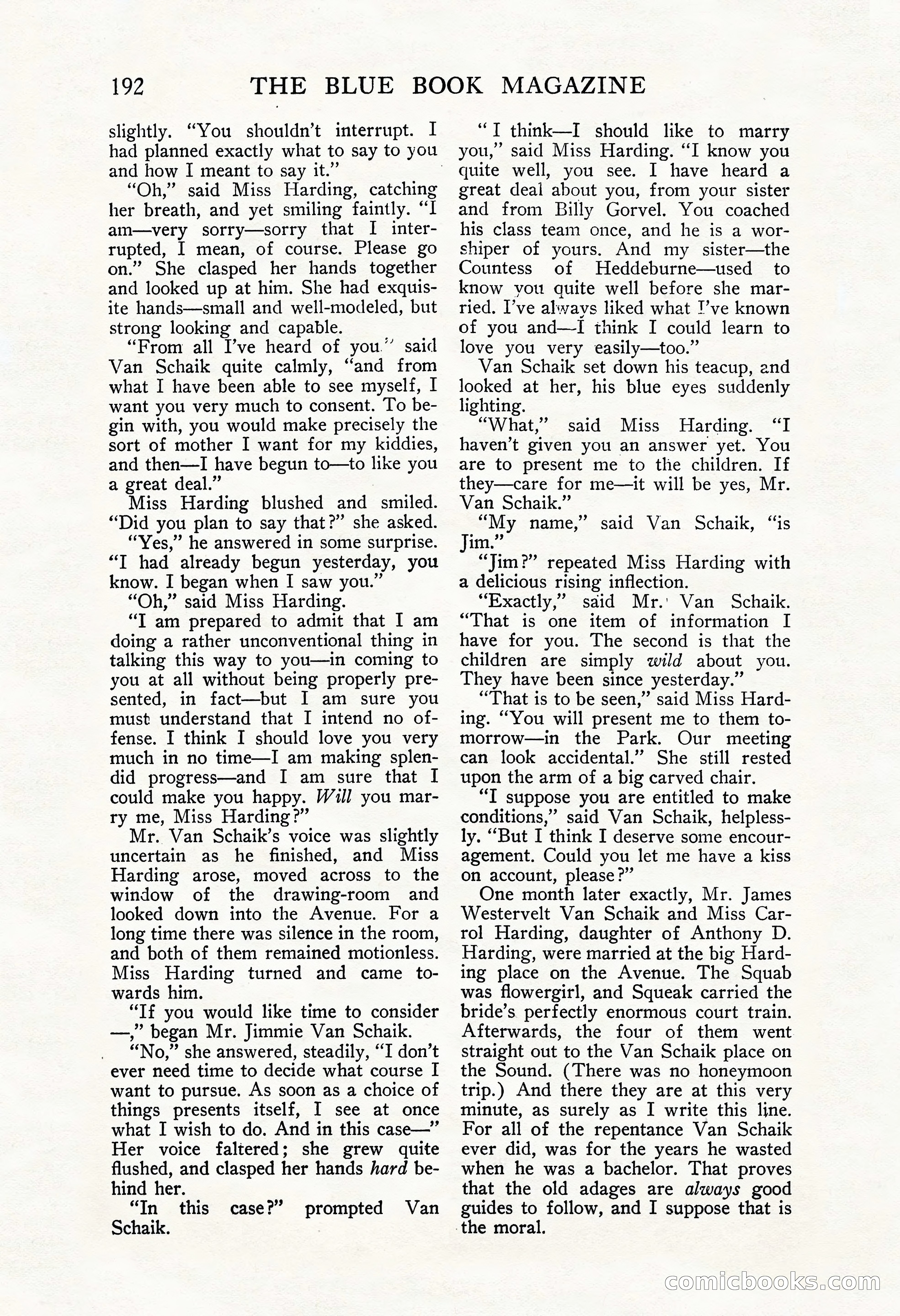 The Blue Book Magazine, November 1909 — page 196 of 254